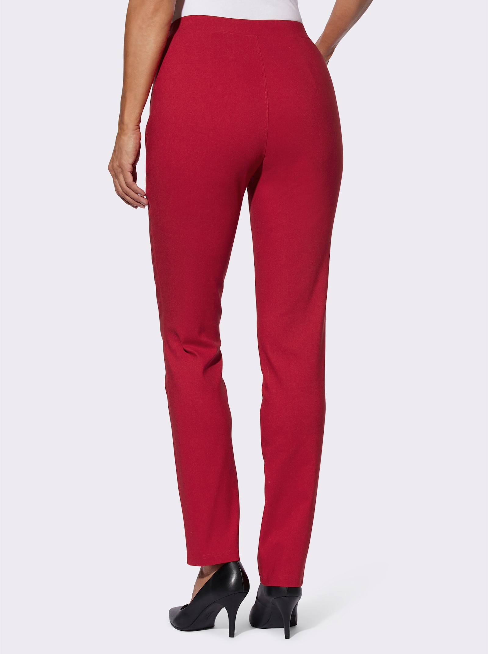 Bengalinhose mit Shaping-Effekt - rot