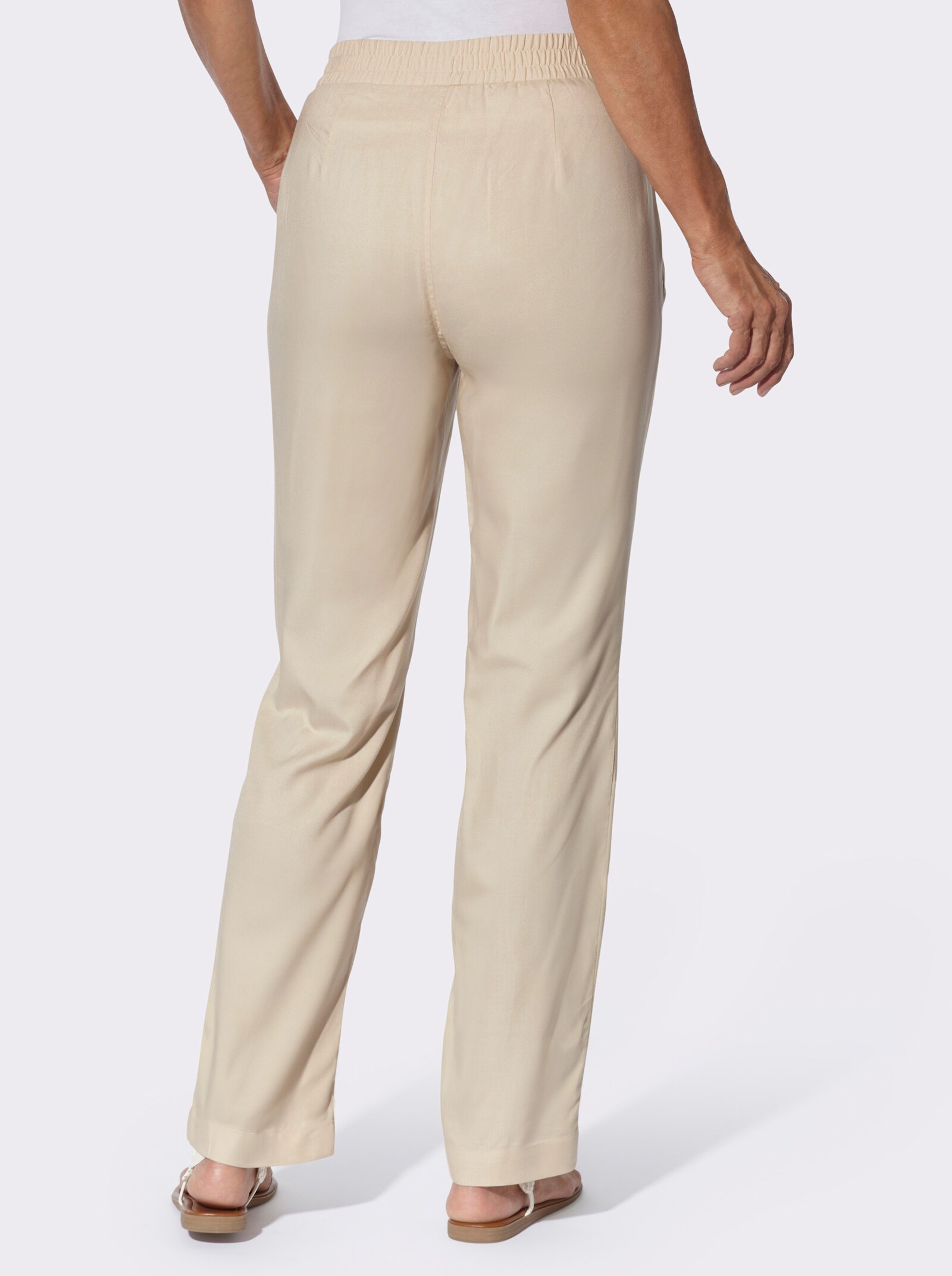 Schlupfhose mit Taschen - sand