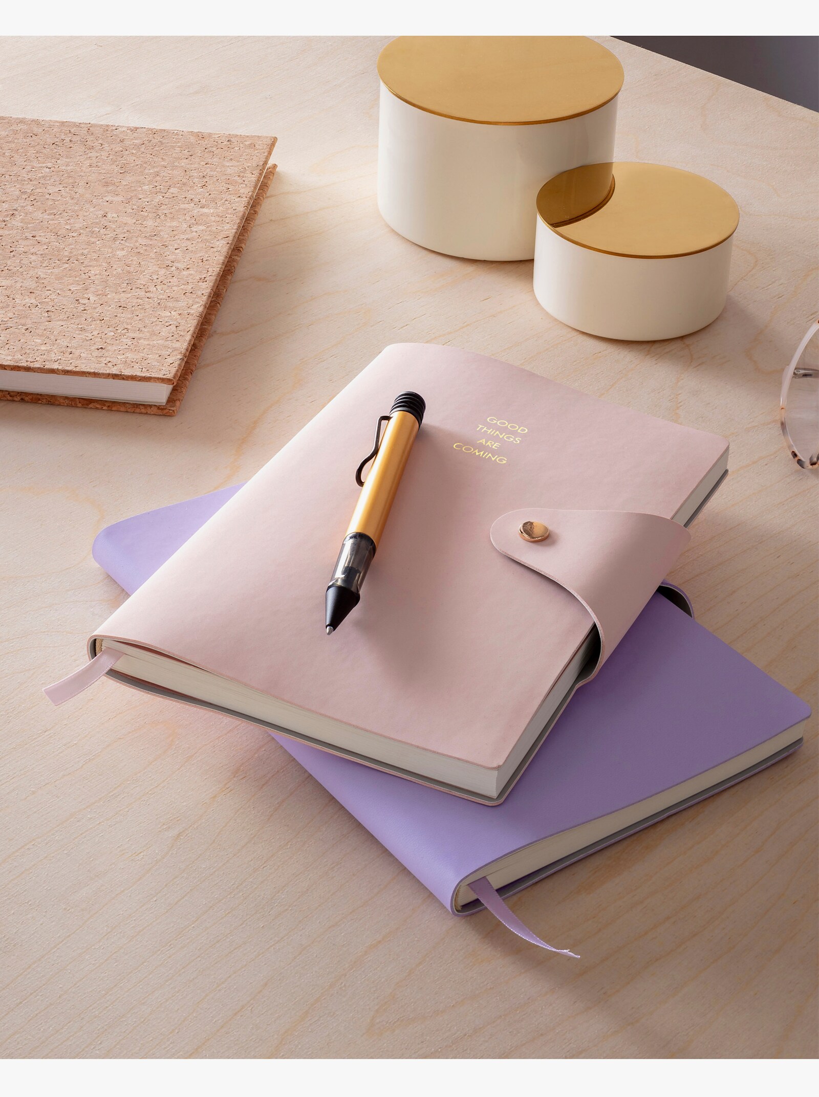 heine home Memoboekje - roze