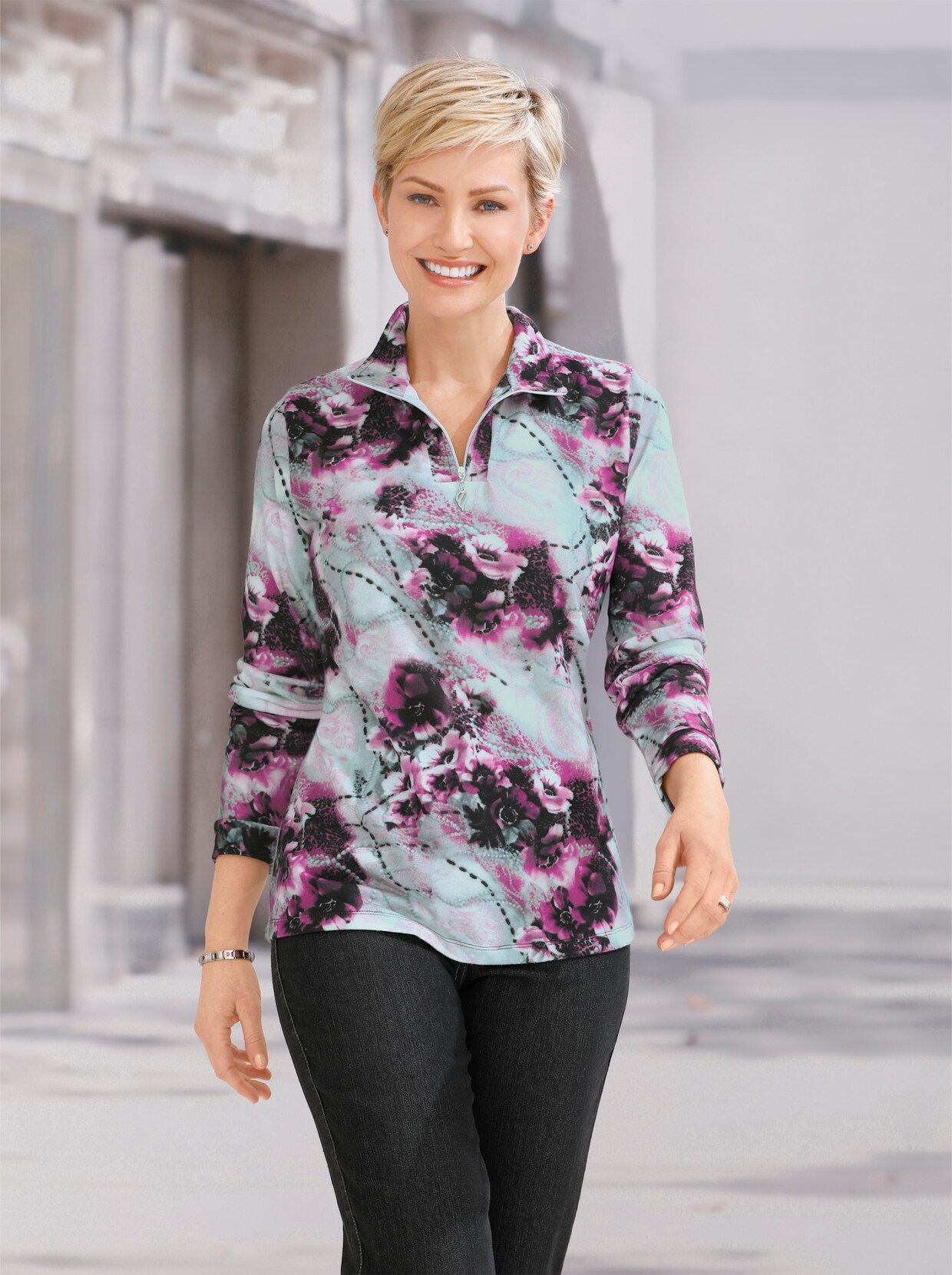Langarmshirt - erika-bedruckt