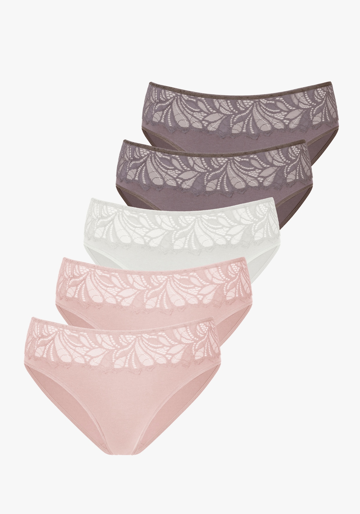 Vivance Jazz-pants slips - roze, taupe, crème