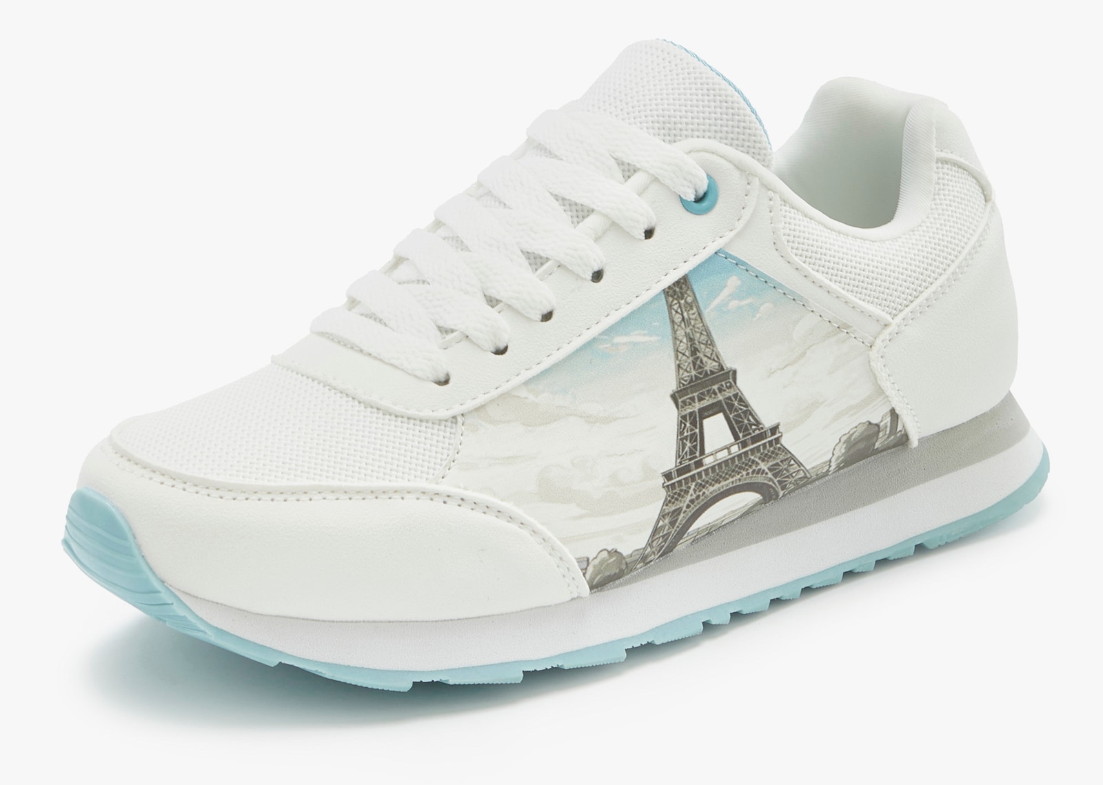LASCANA Sneaker - weiß/hellblau paris
