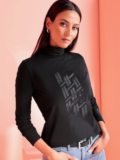 heine Rollkragenshirt - schwarz