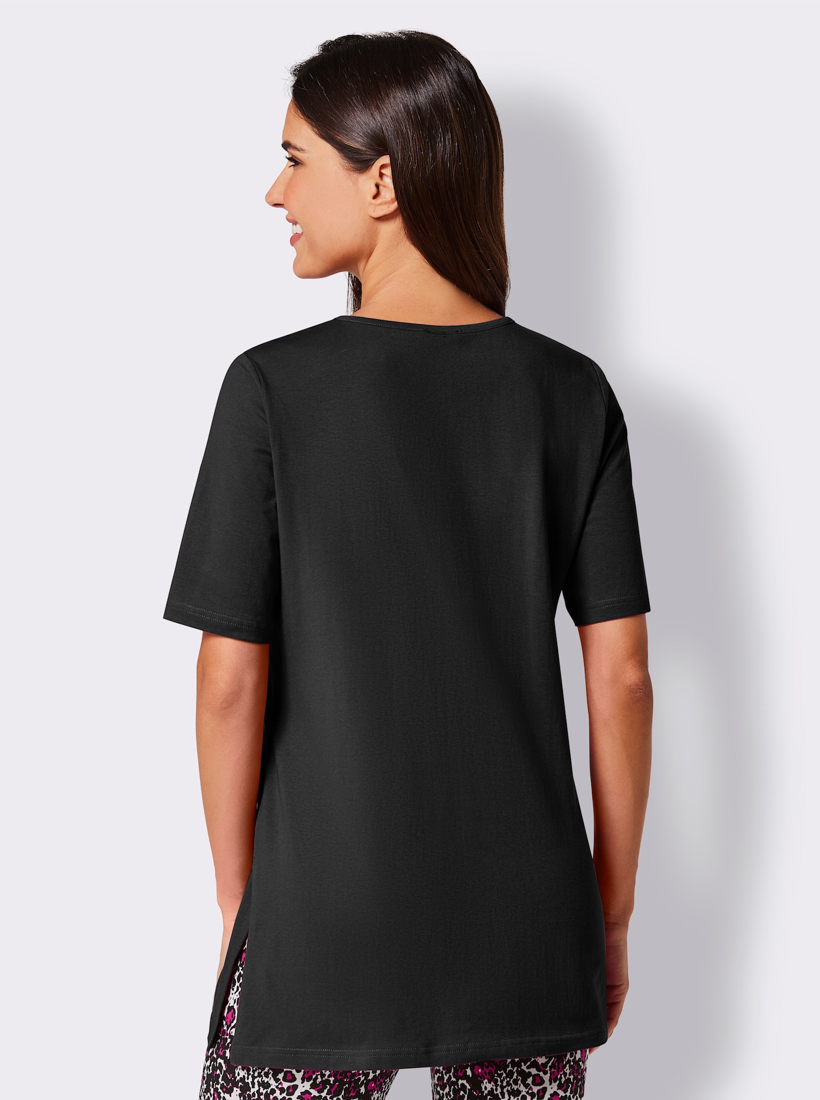 feel good Lang shirt - zwart