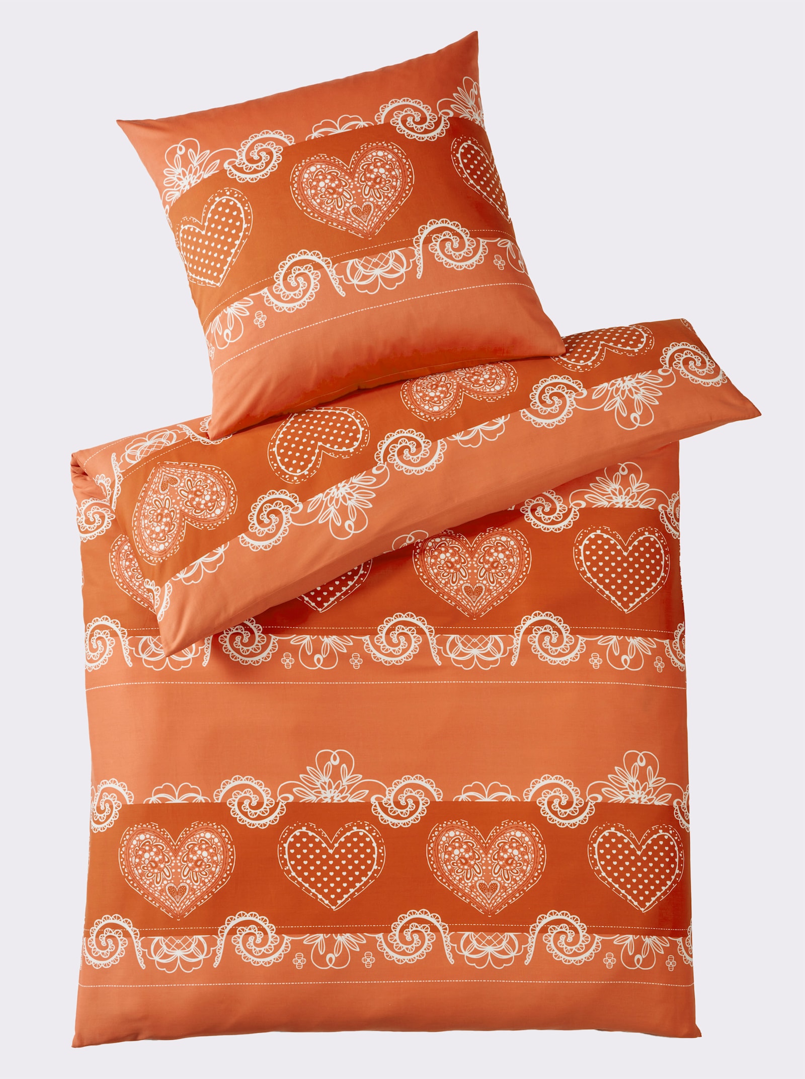 heine home Bedtextiel - rood geprint