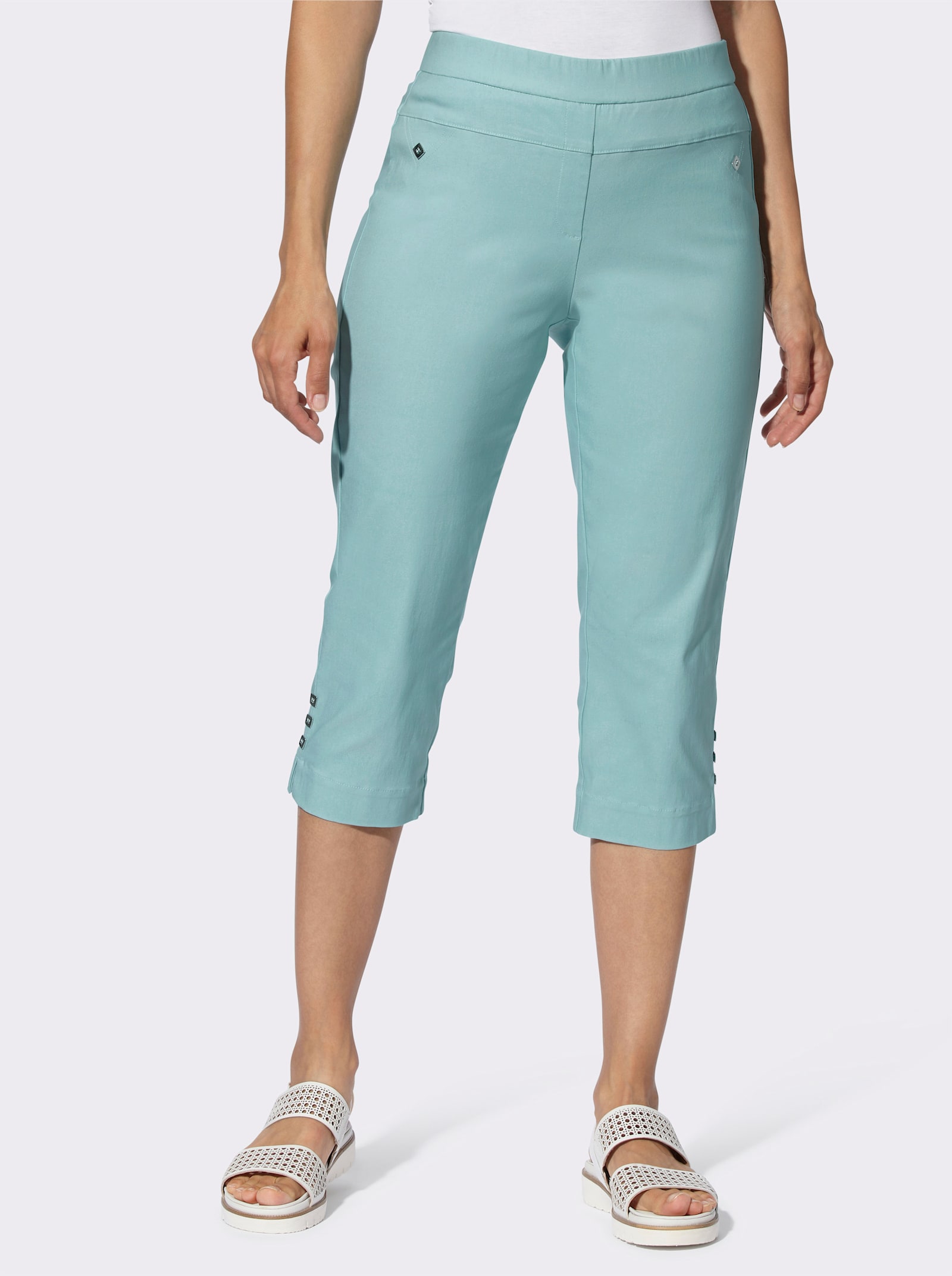 Caprihose in Schlupfform - mint