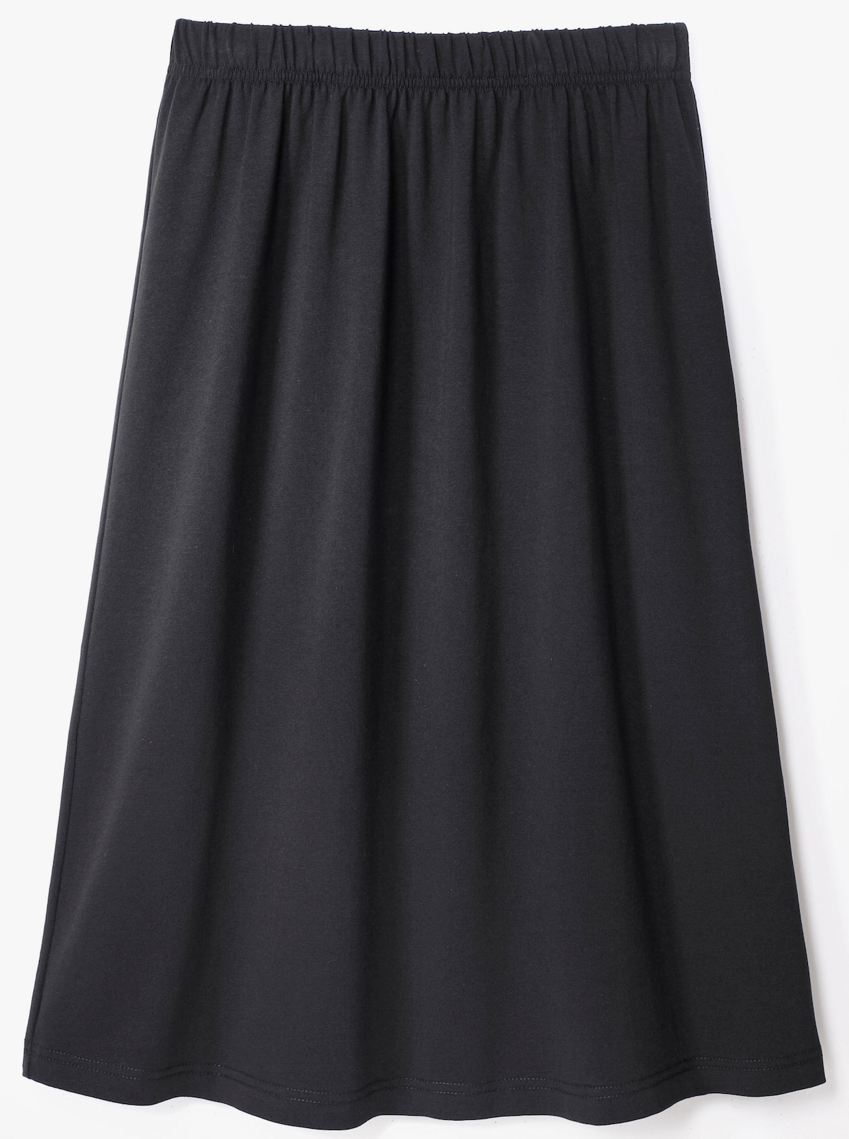Džersejová sukňa - čierna