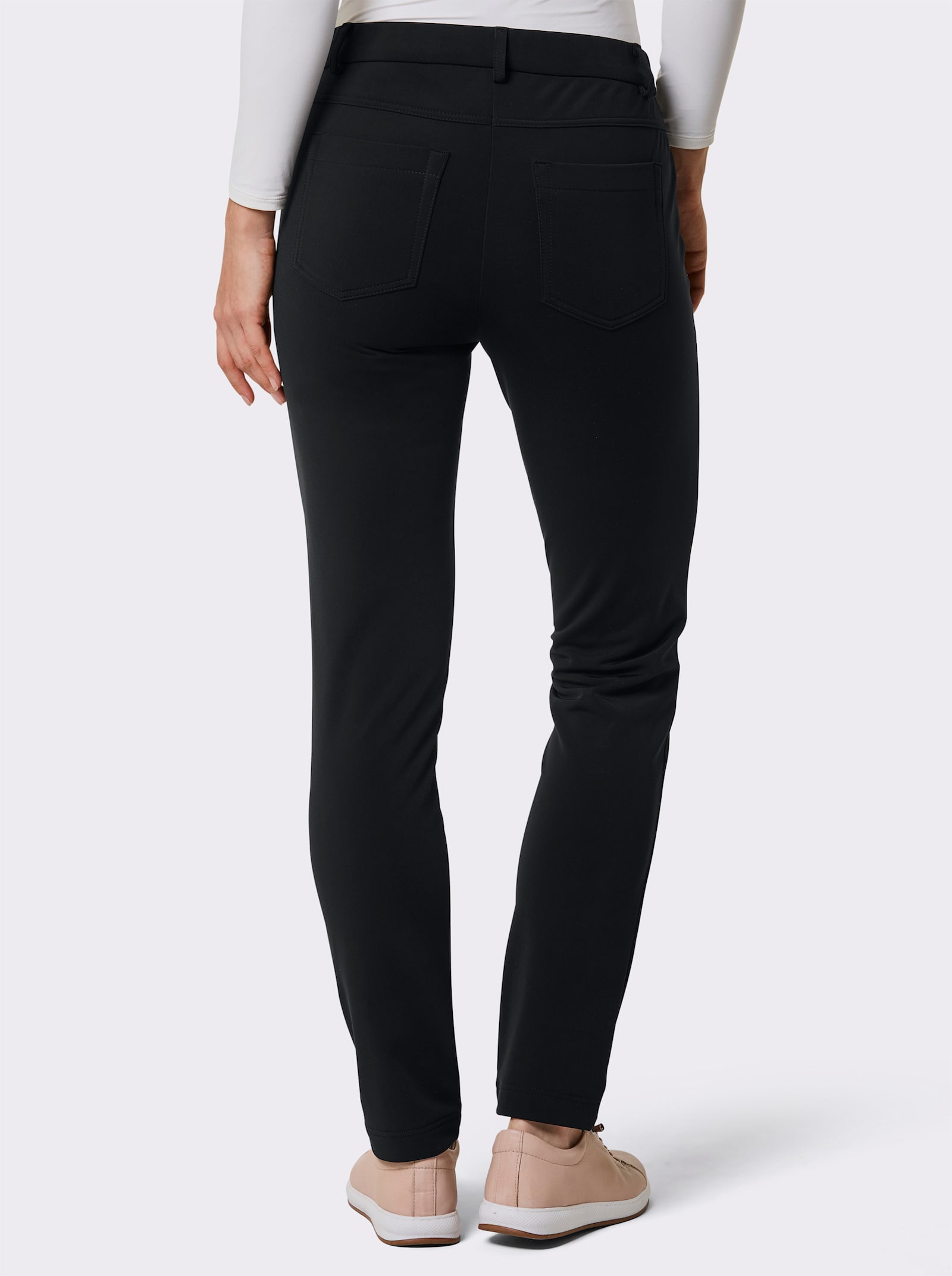 CREATION L PREMIUM Thermohose mit Stretch-Anteil - schwarz