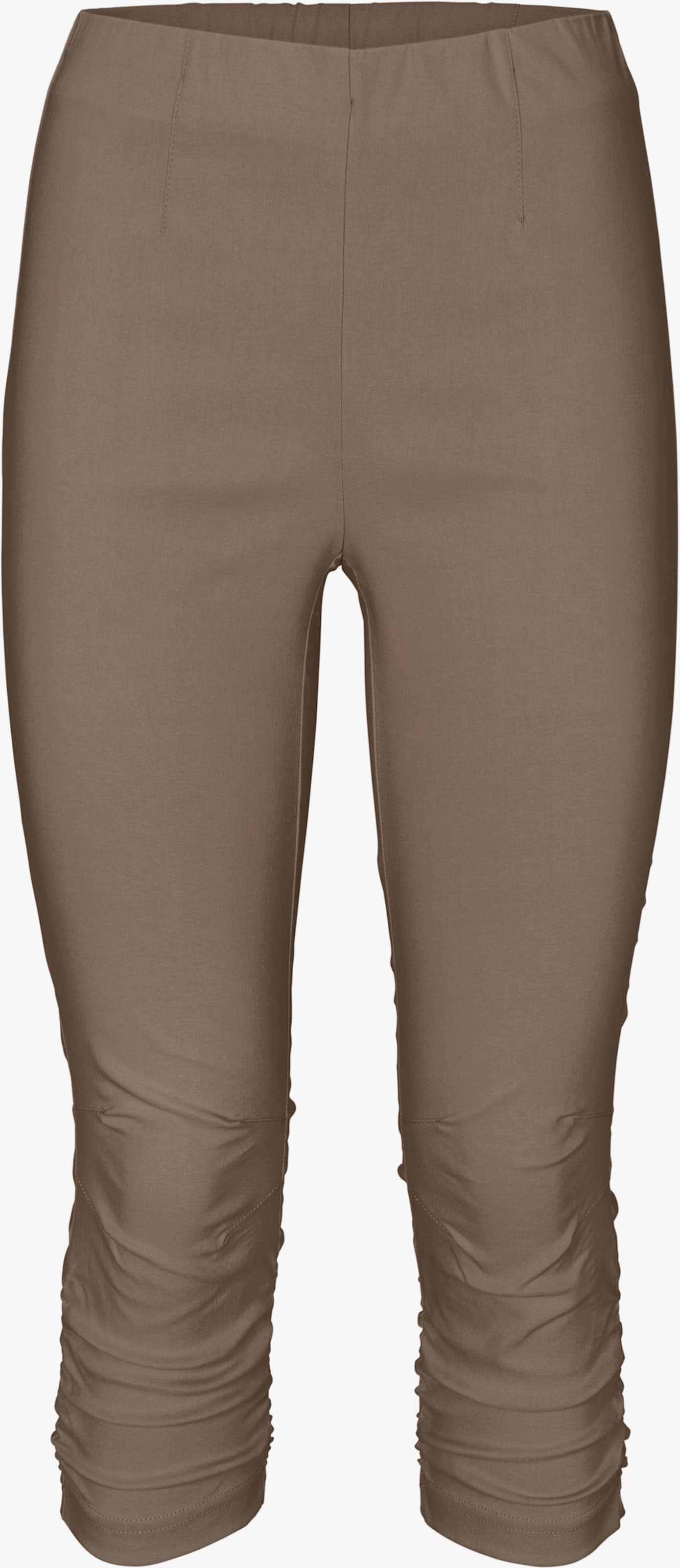 heine Caprihose mit Abnähern am Knie - taupe