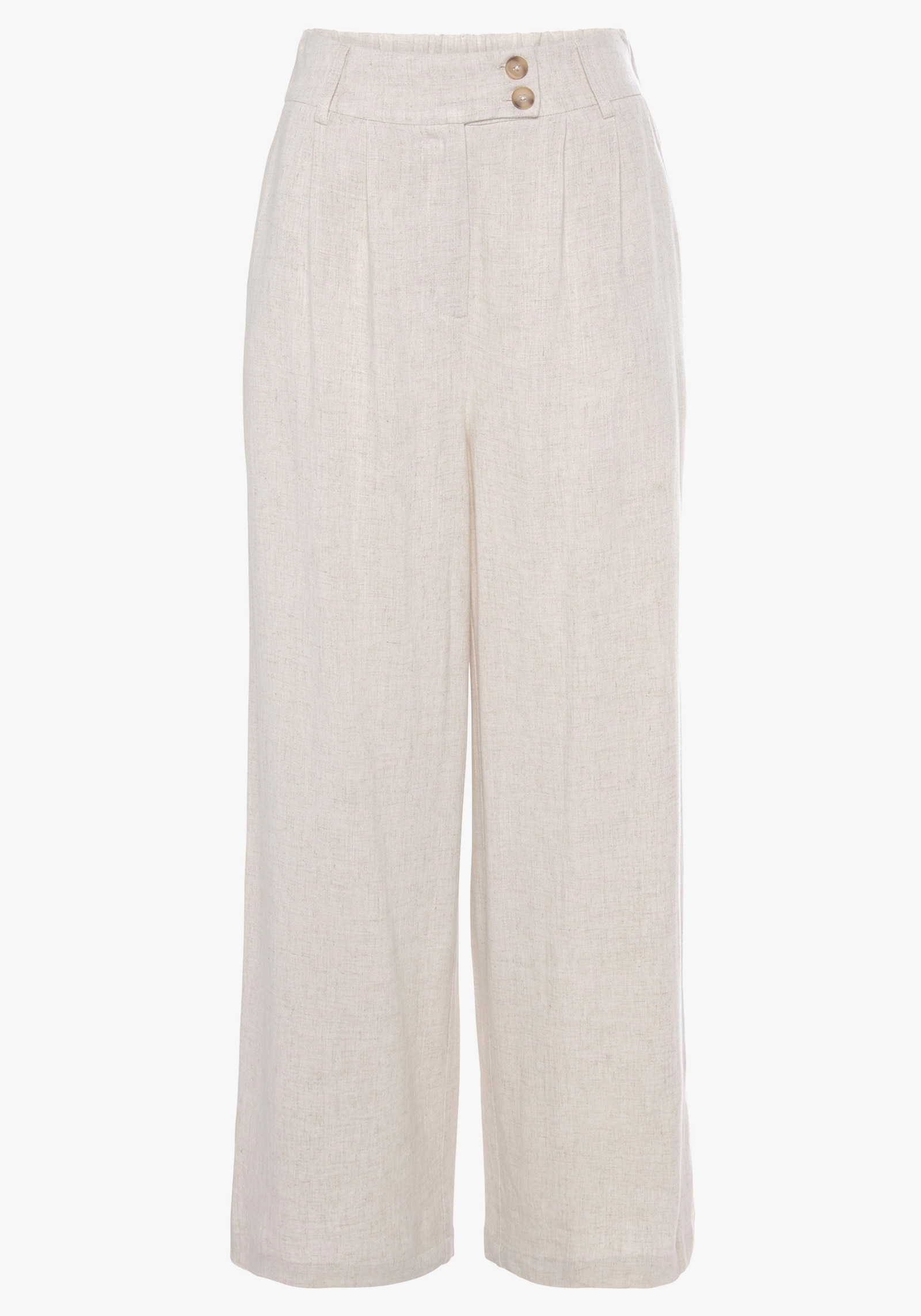 LASCANA Bundfaltenhose - sand