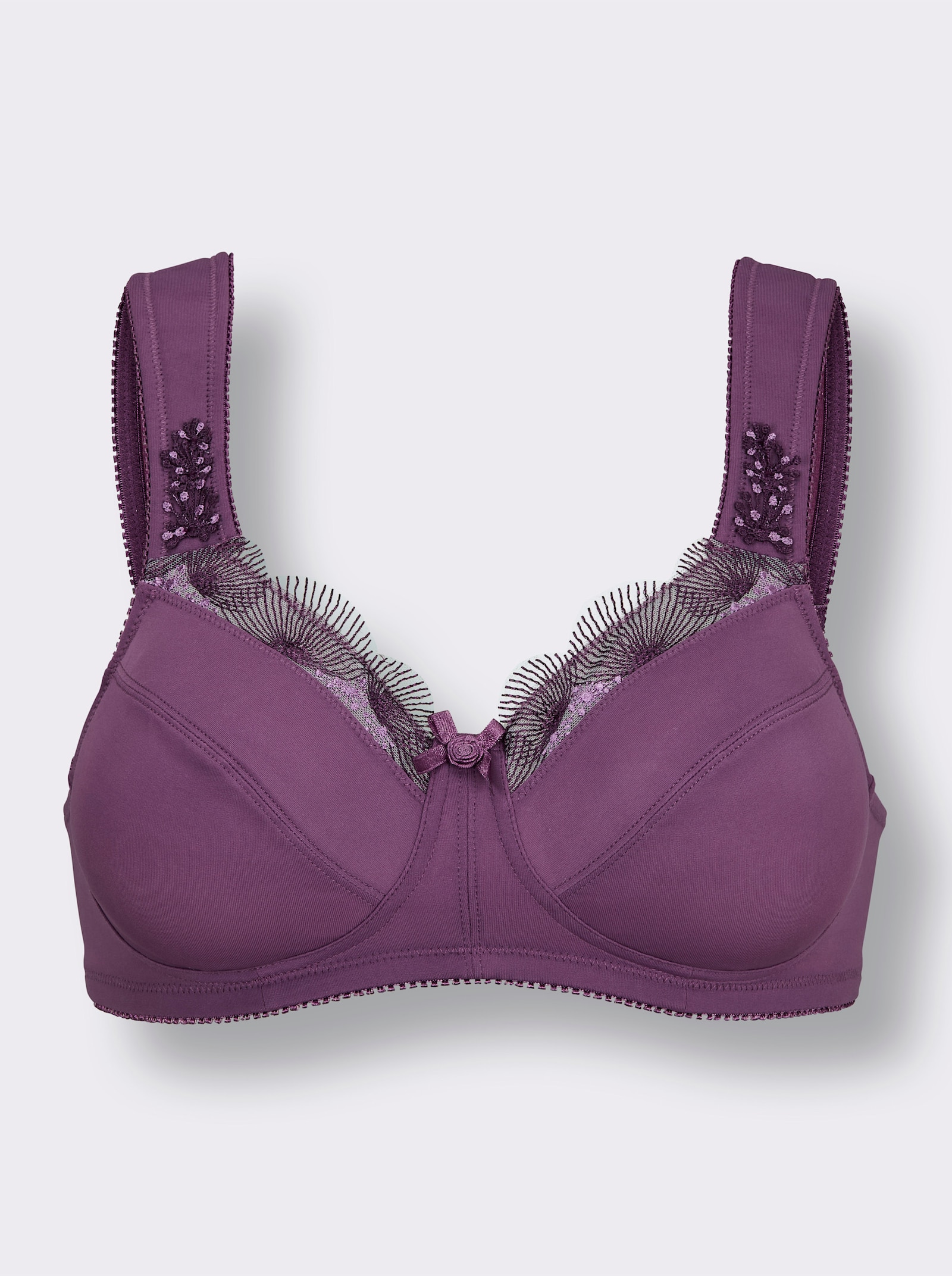 wäschepur BH ohne Bügel - violett