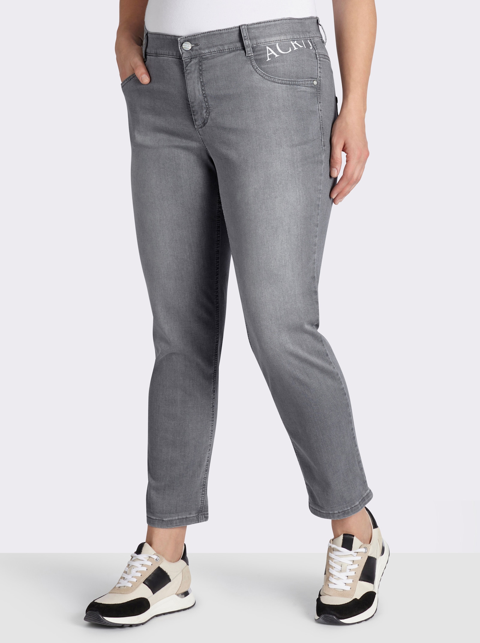 Ascari 5-Pocket-Jeans mit Push-up-Effekt - grey denim