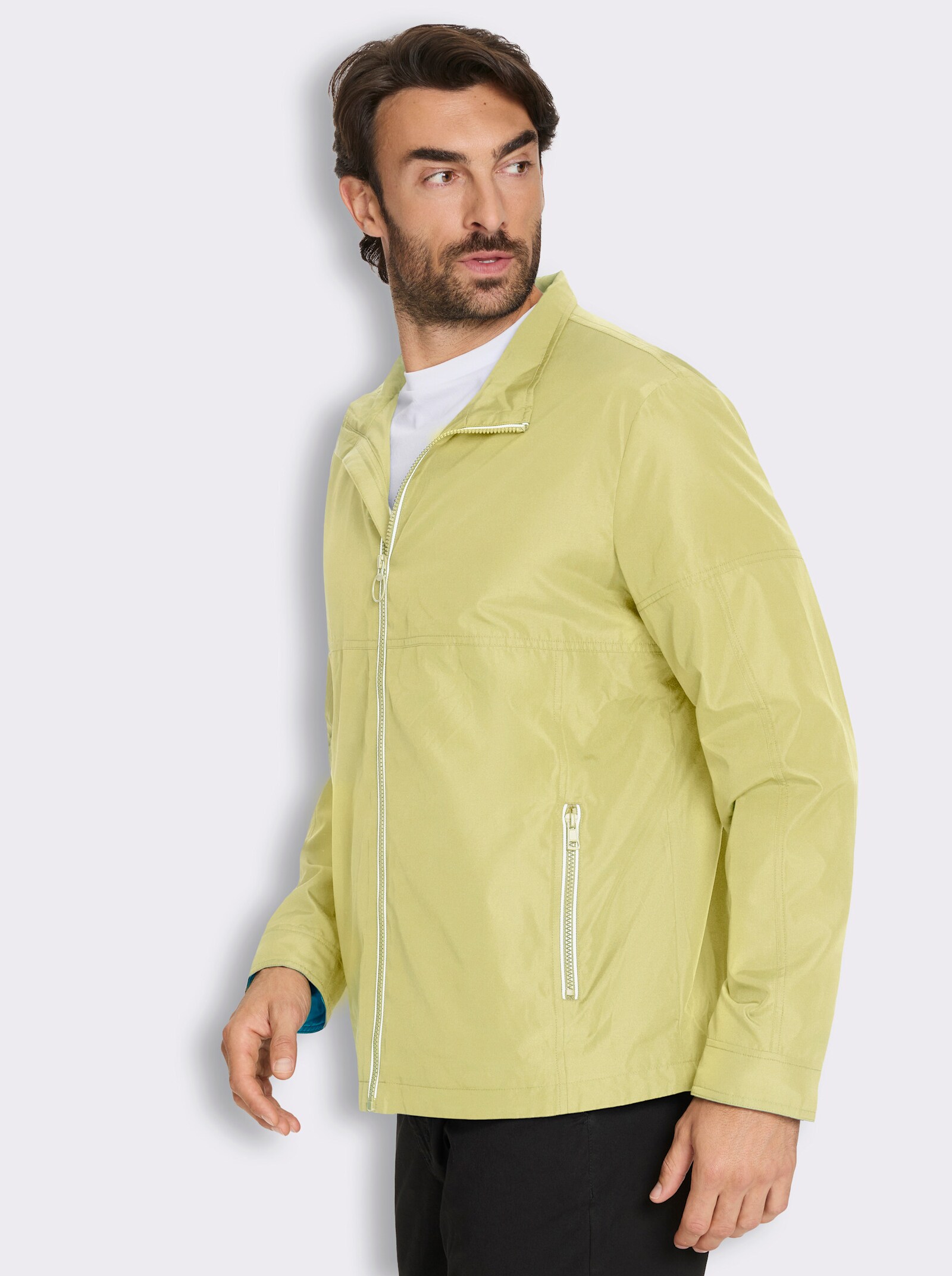 Blouson mit Mesh-Futter, pflegeleicht - zitrone