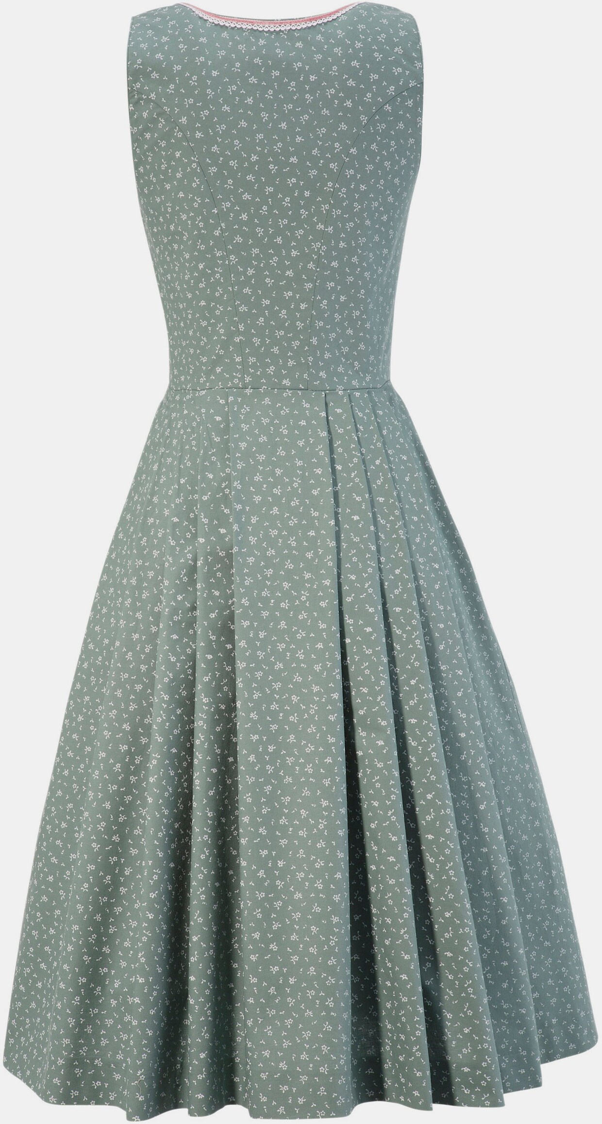 Turi Landhaus Dirndl - grün-rosa