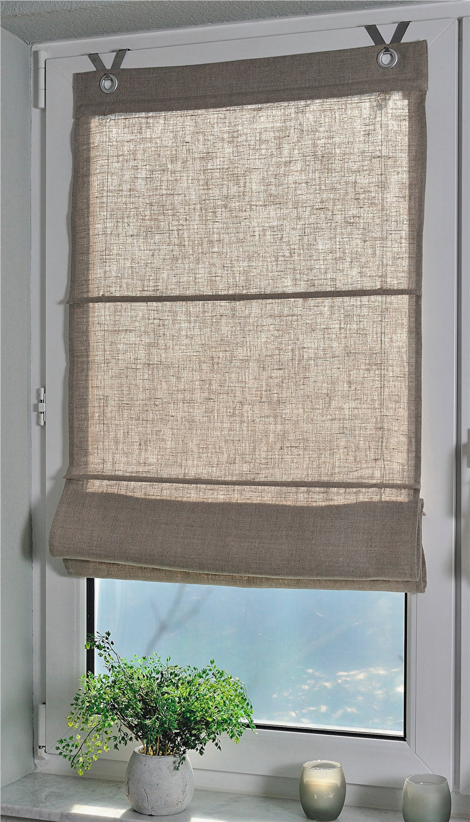 heine home Raffrollo - taupe