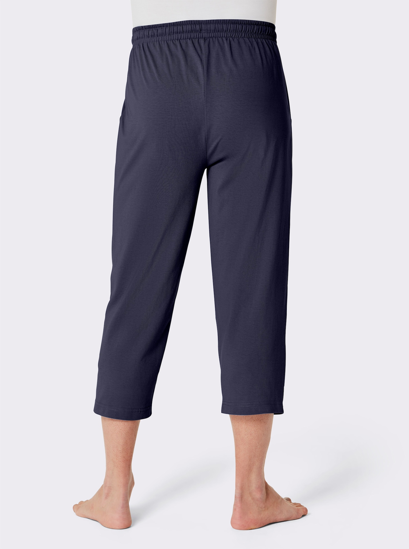 wäschepur men Nohavice s 3/4 dĺžkou - námornícka modrá + antracitový melír