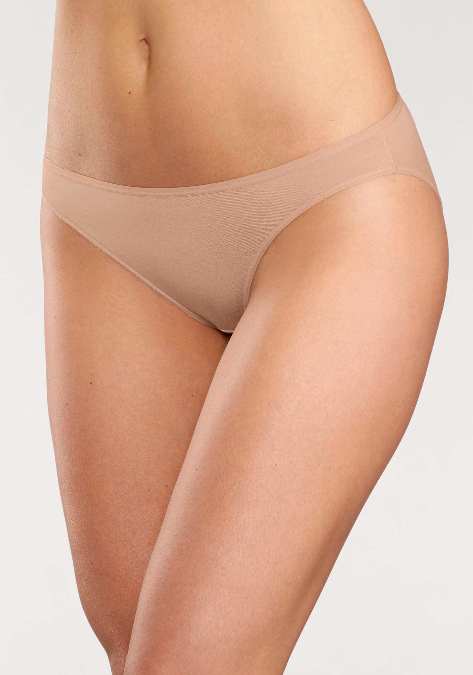 LASCANA Bikinislip - zwart, wit, beige