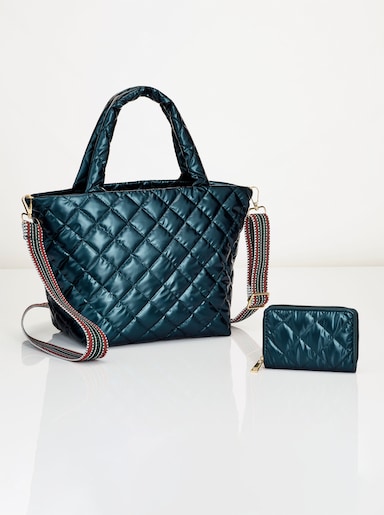 Handtasche mit Geldbörse - bleu