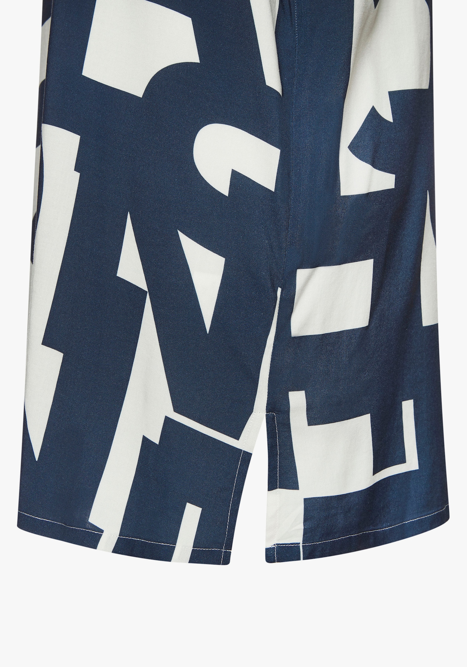 French Connection Nachthemd - donkerblauw/wit gedessineerd