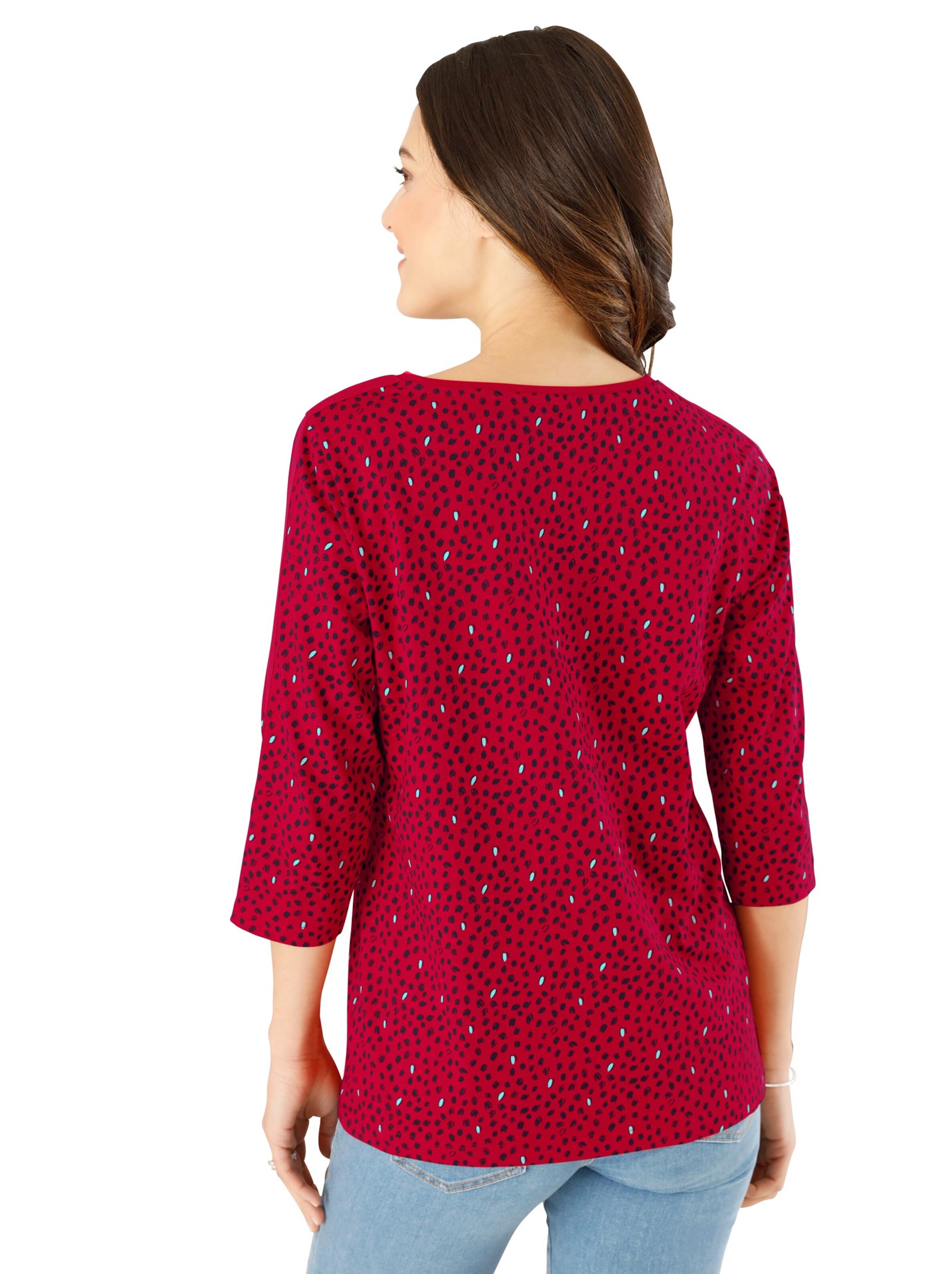 Shirt - rot-bedruckt