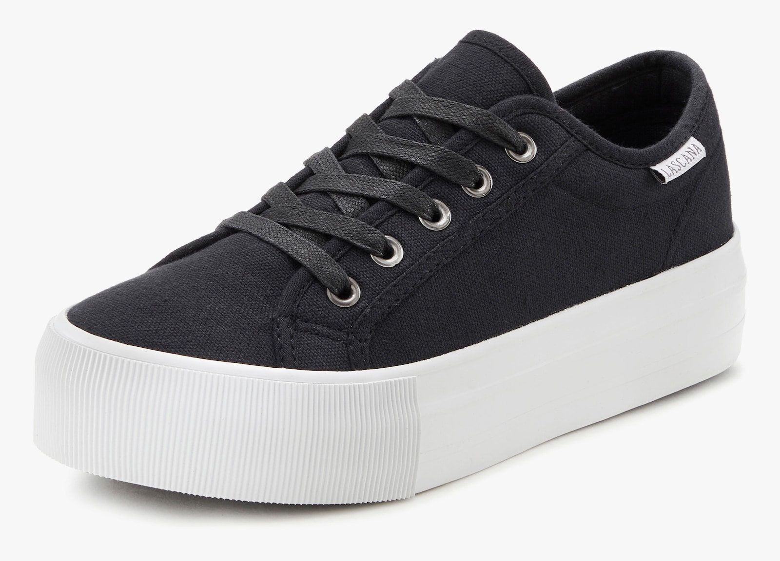 LASCANA Sneaker - zwart