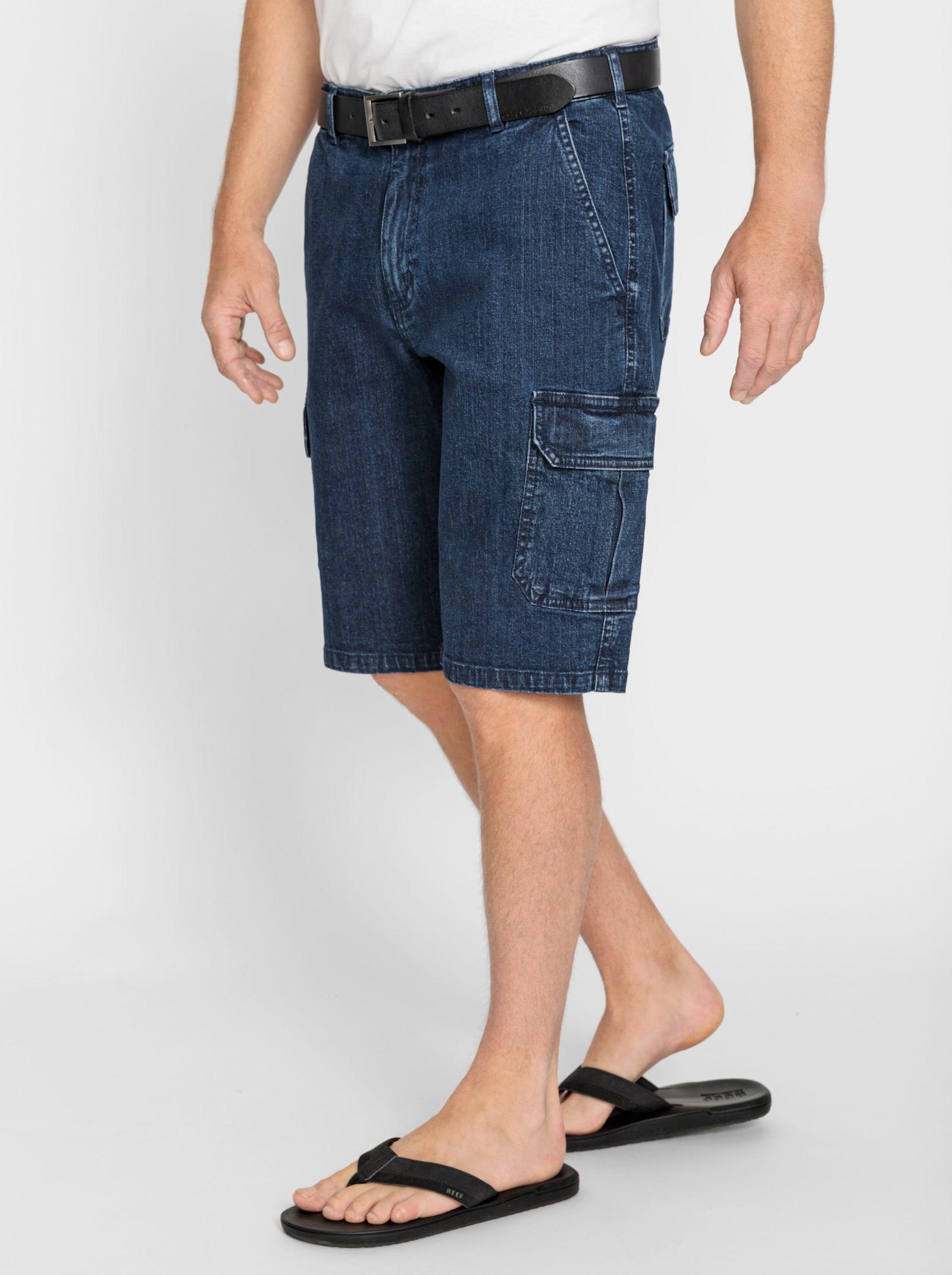 Catamaran Jeansbermudas - blue-stone-washed