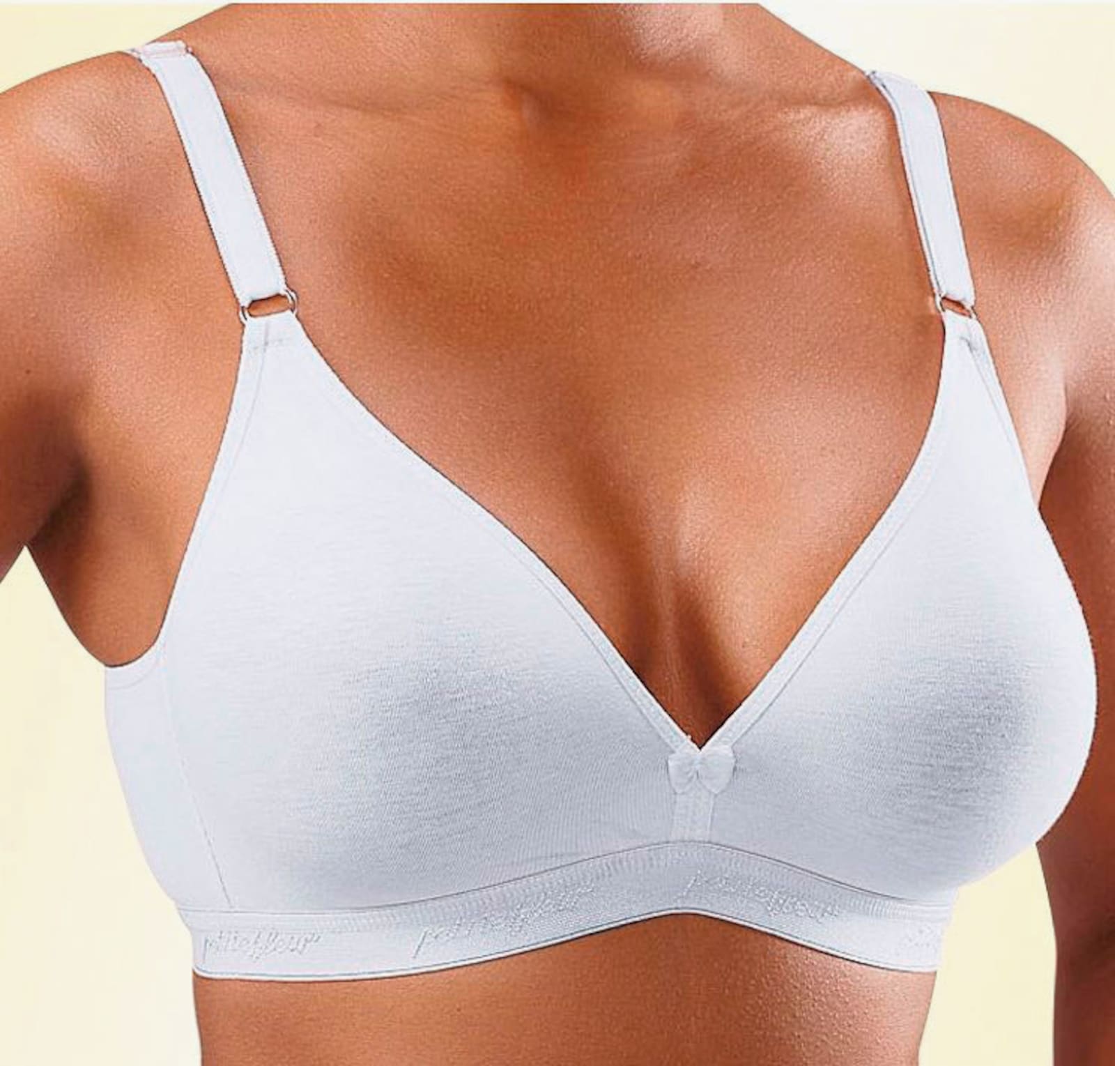 petite fleur Bralettebeha - 2xwit+1xmint