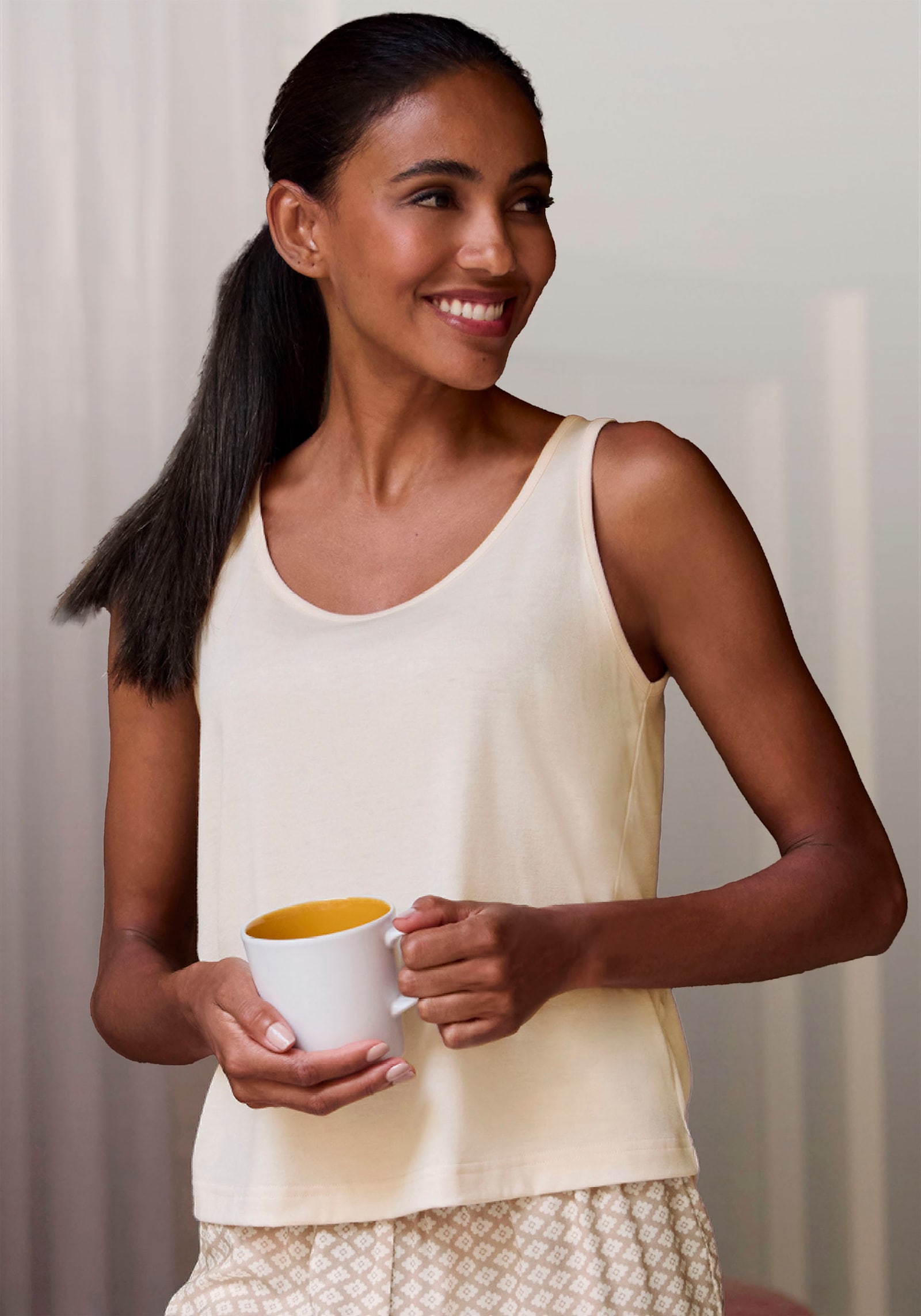 LASCANA Tanktop - beige