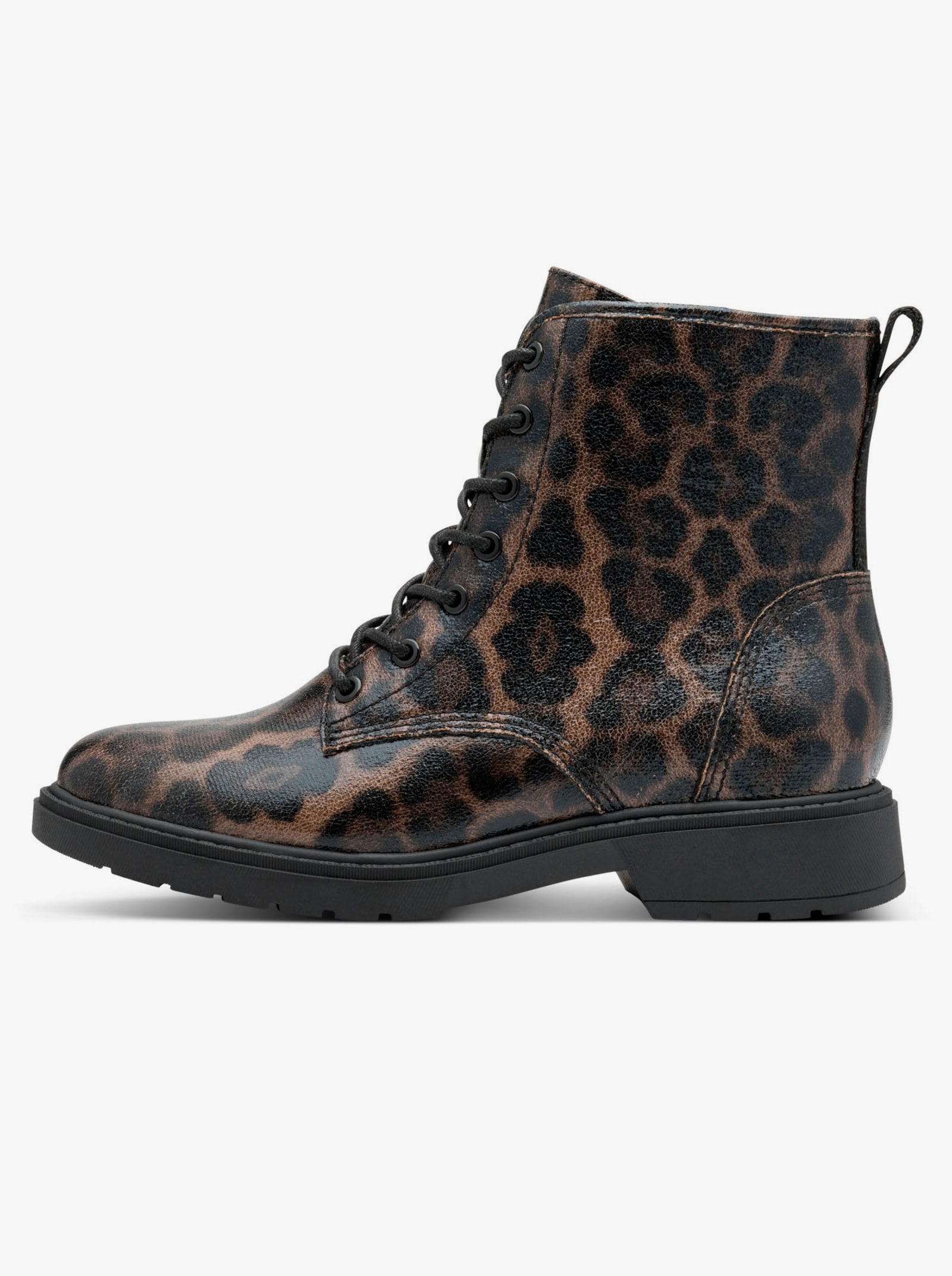 Jana Stiefelette - schwarz-gemustert