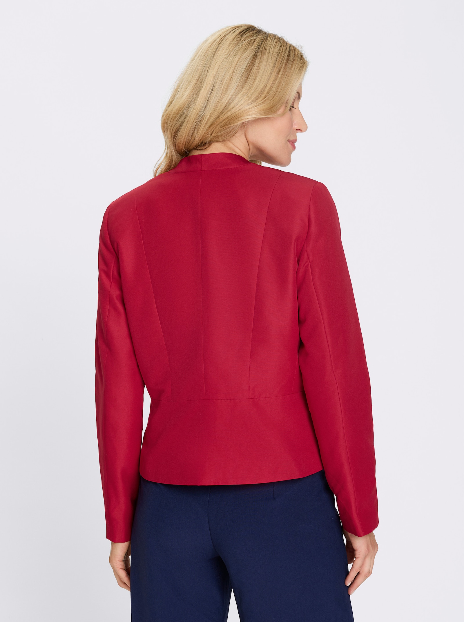 Blazer mit Hakenverschluss - rot