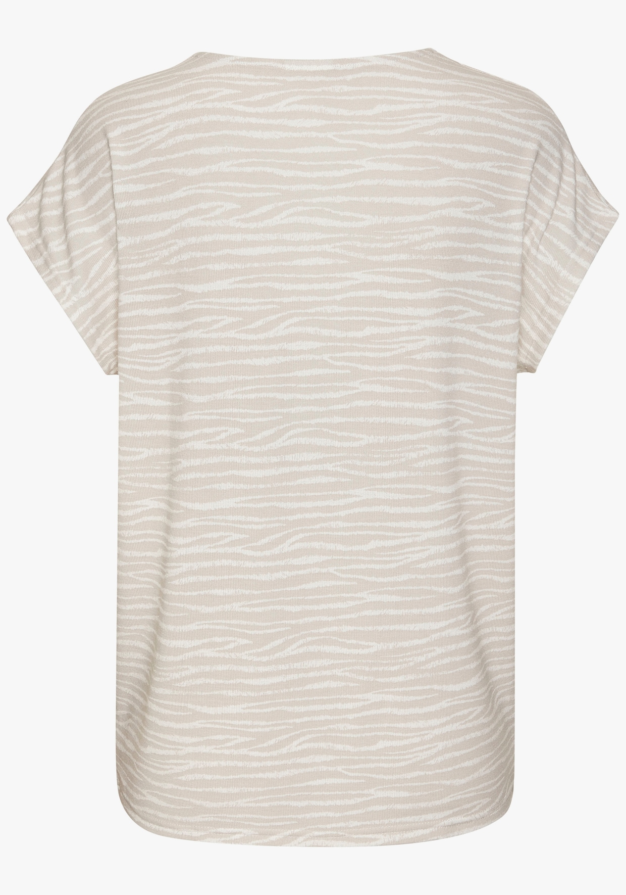 LASCANA Shirt met korte mouwen - zand