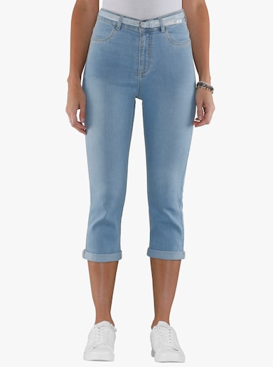 Capri-jeans - blue-bleached