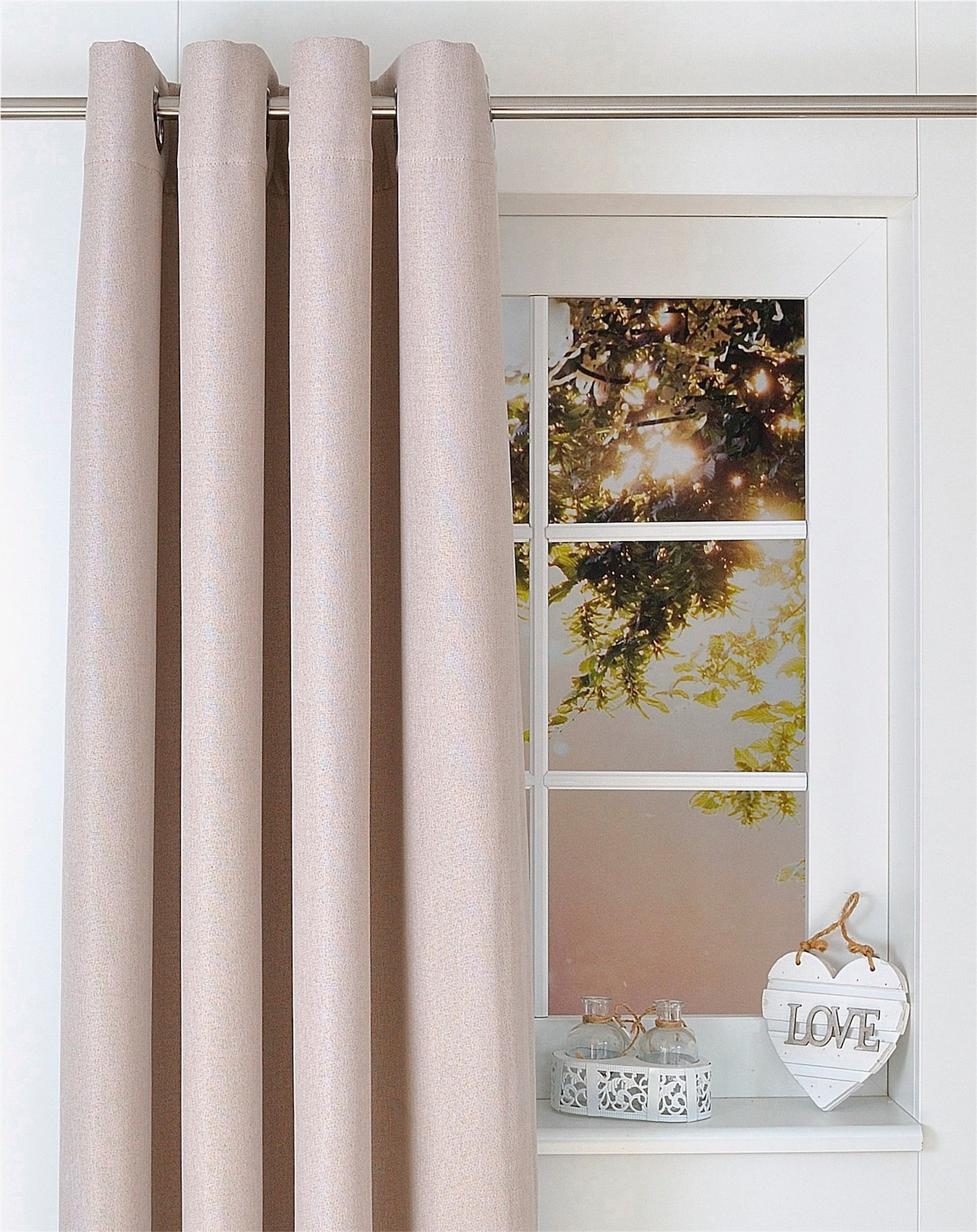 heine home Dekoschal - creme