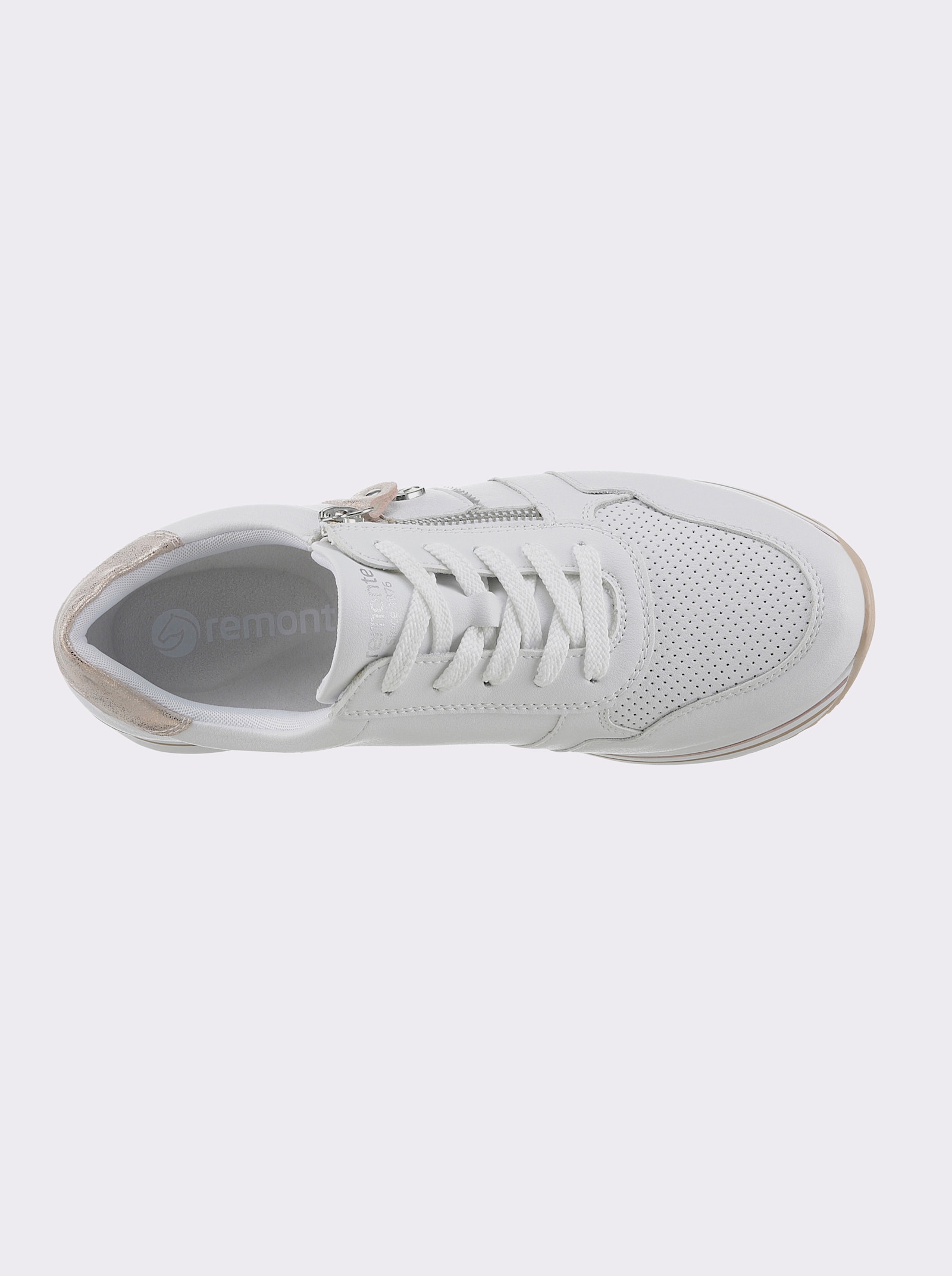 Remonte Sneaker mit leichter PU-Laufsohle - weiß