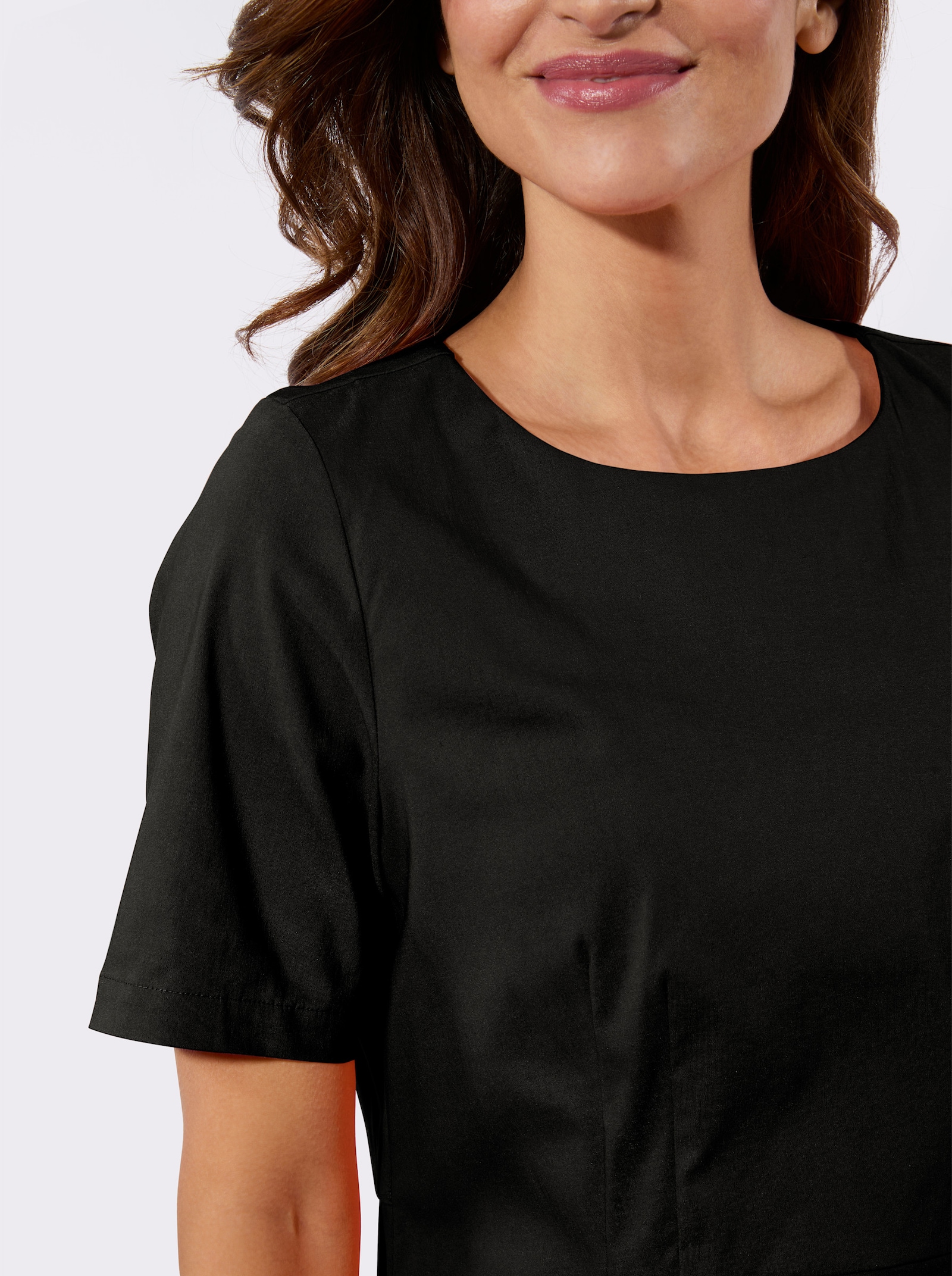 Etuikleid in Bengalin-Qualität - schwarz