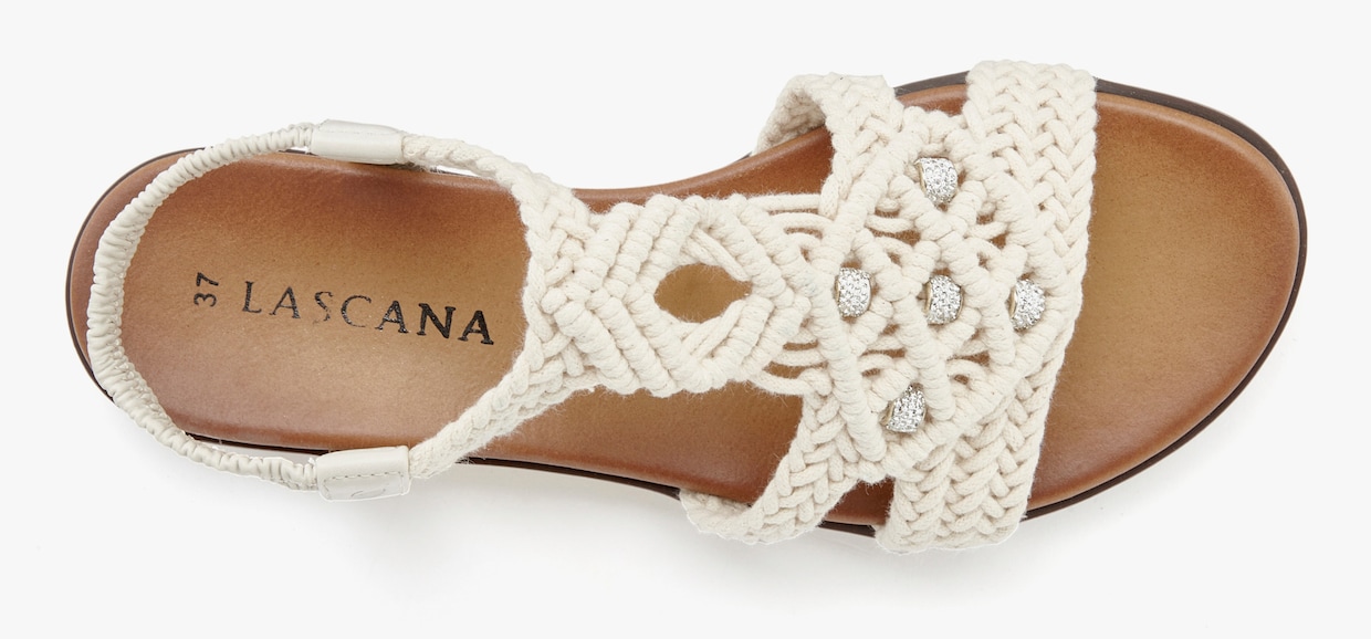 LASCANA Sandalen - crème