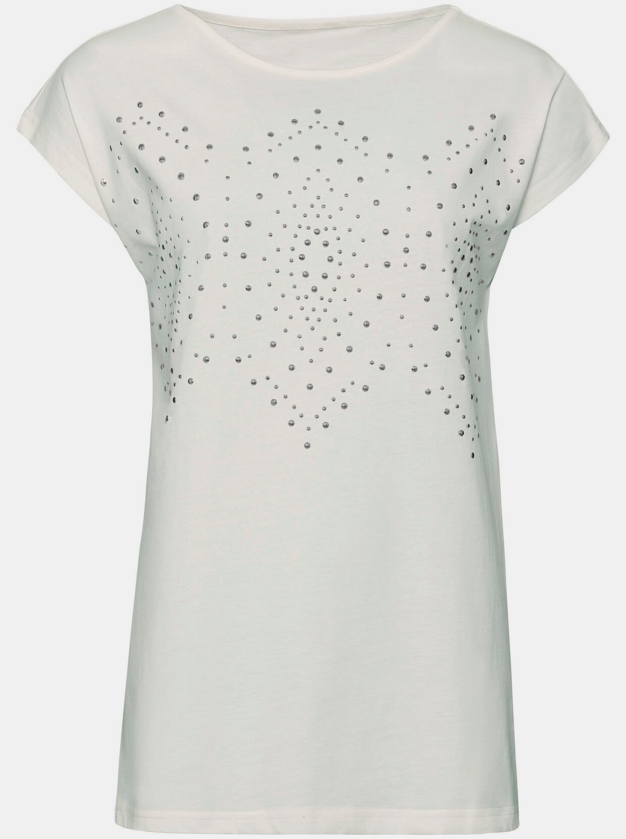 Shirt met print - ecru