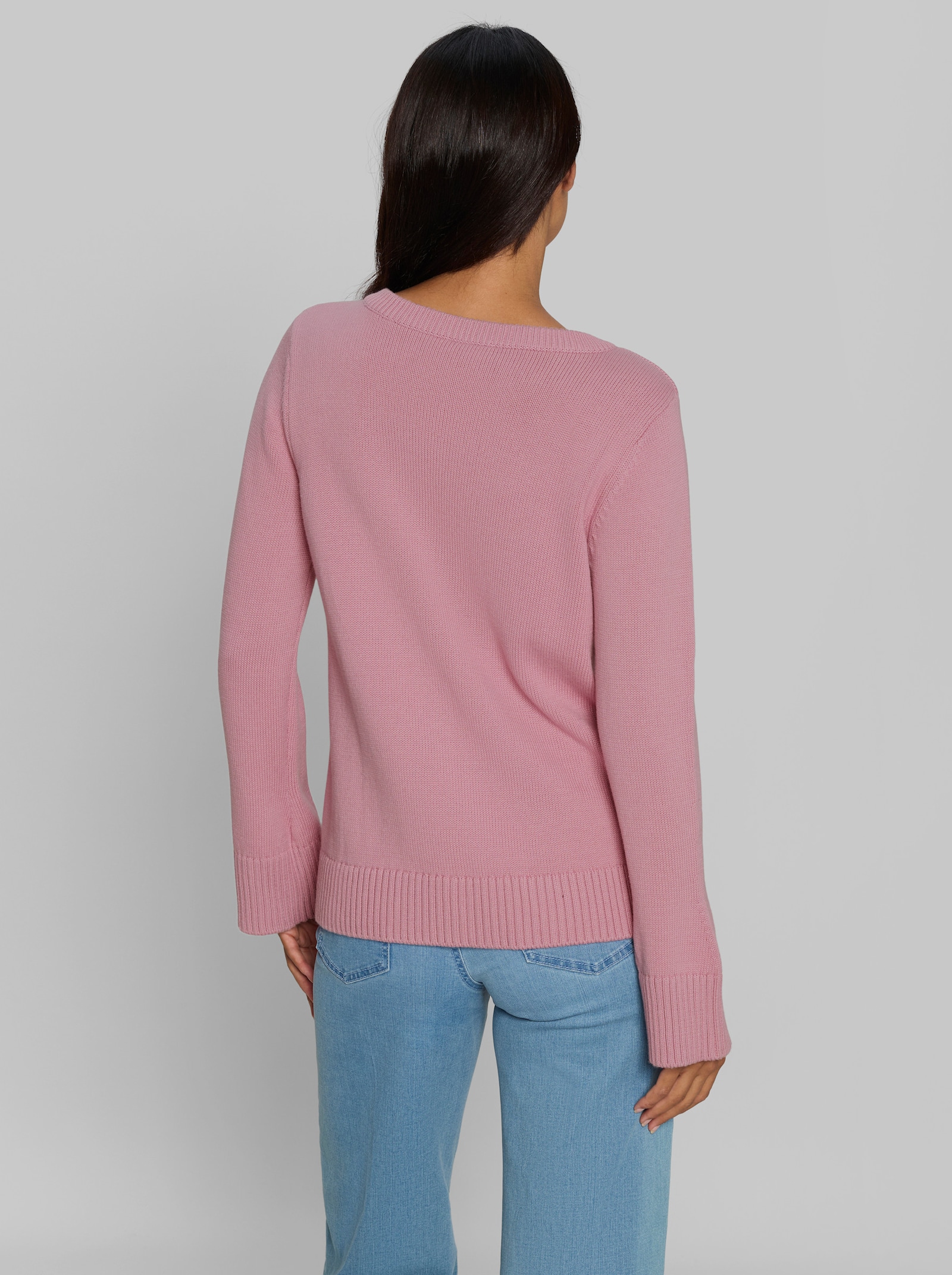 heine Strickjacke in Kurzform - rosé