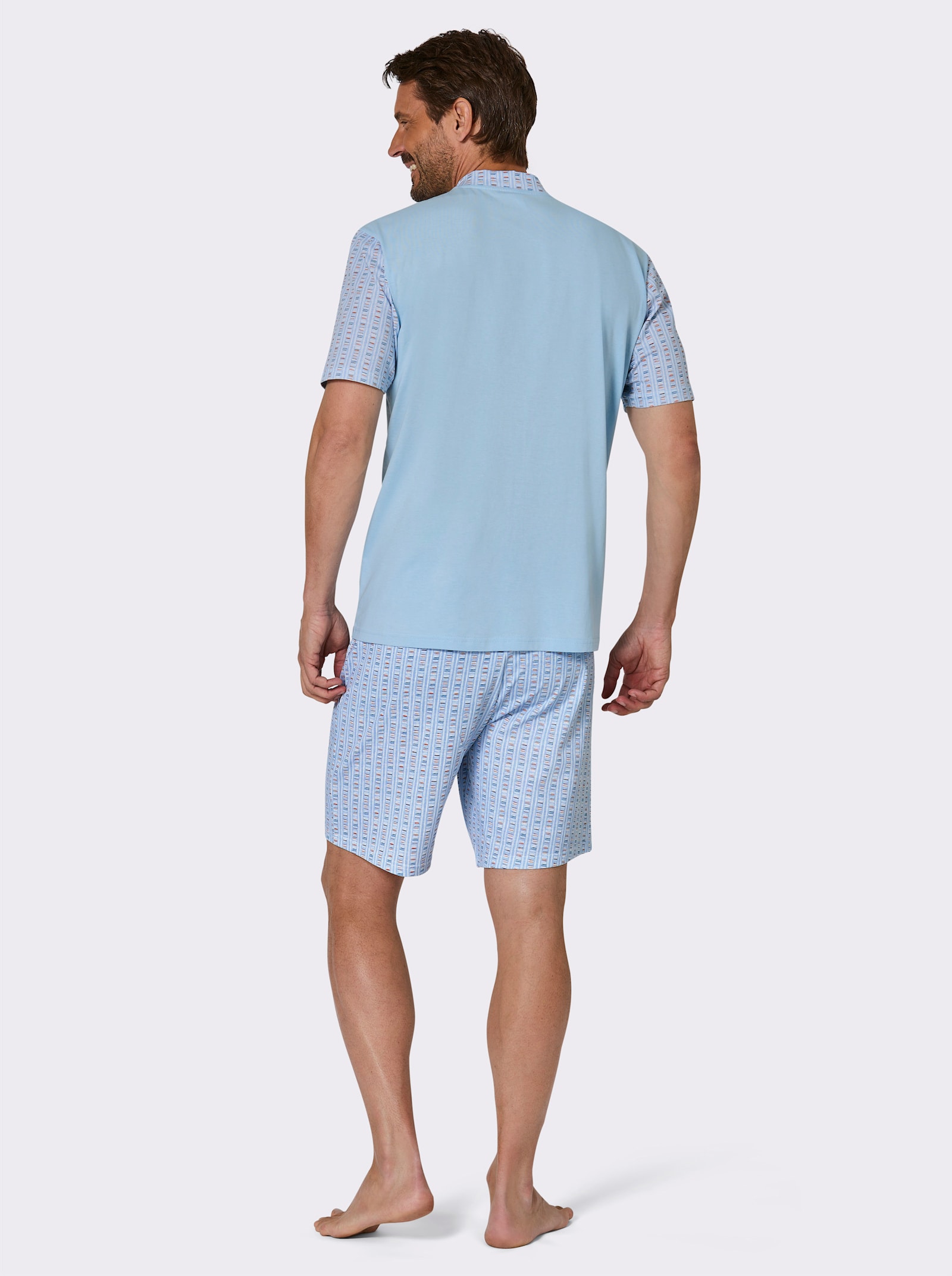 KINGsCLUB Shortys - champagner + eisblau