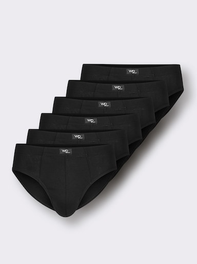 wäschepur men Slip - schwarz