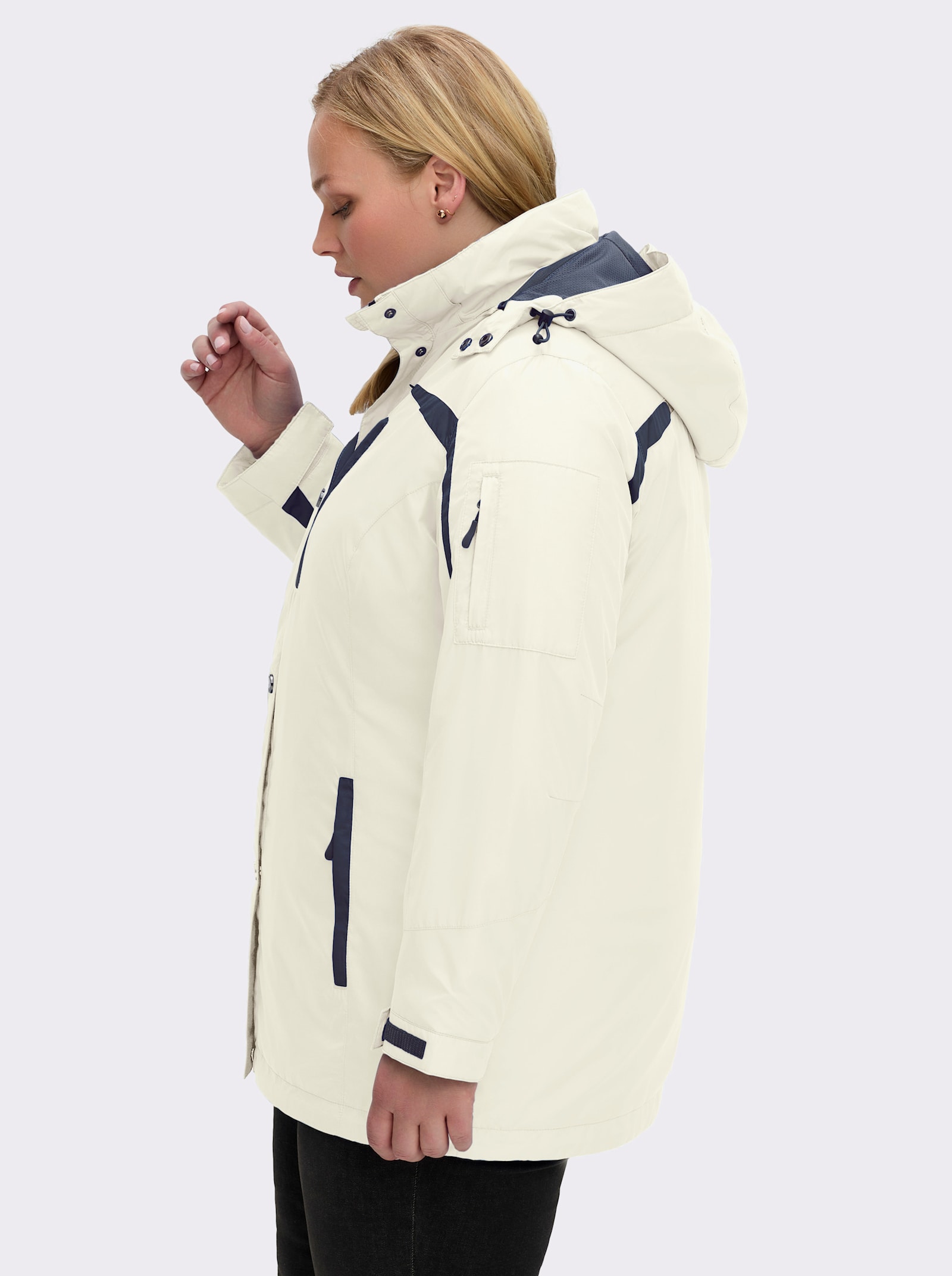 Funktionsjacke wind- und wasserabweisend - weiß