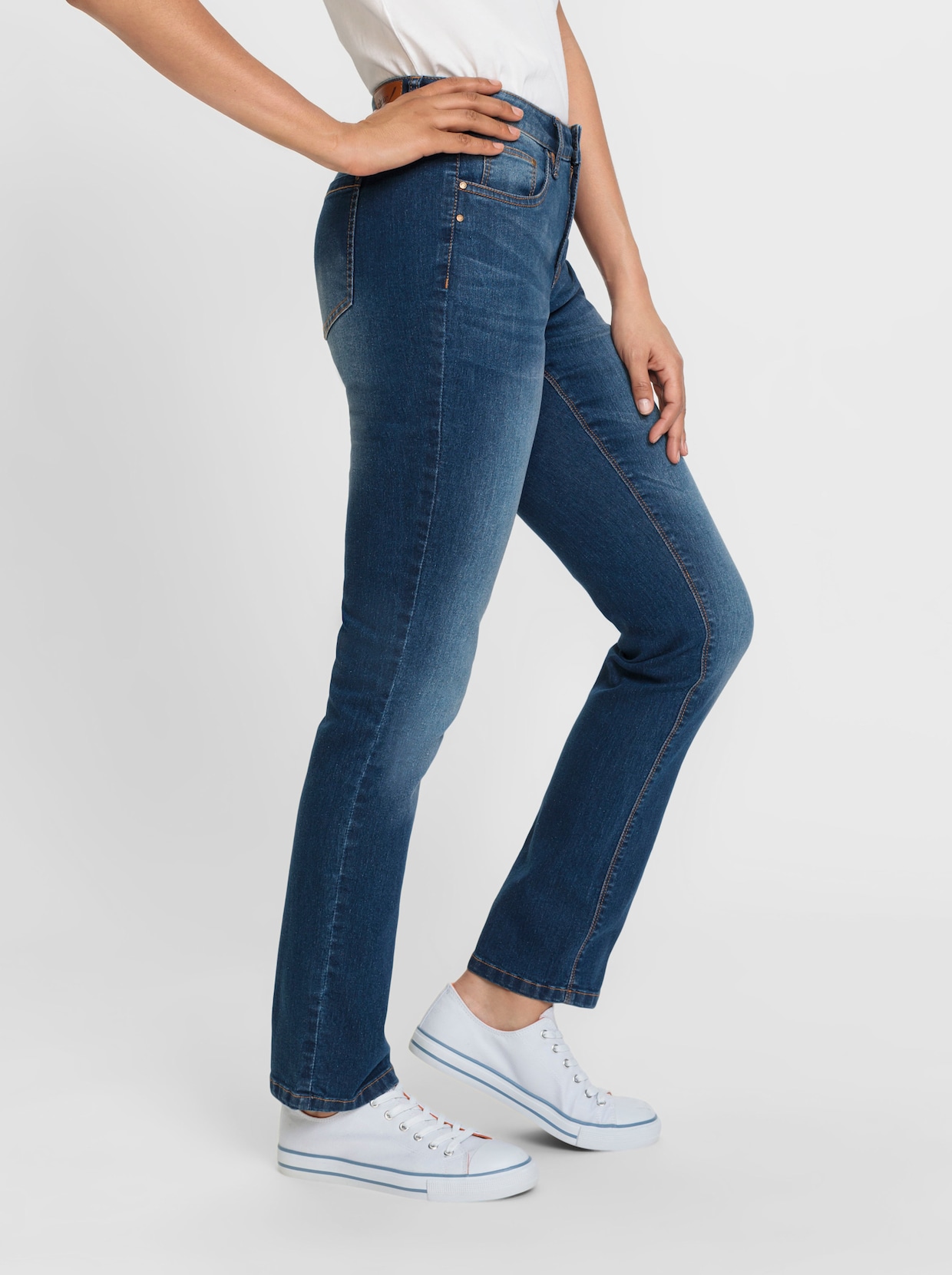 Jeans - blue-stone-washed