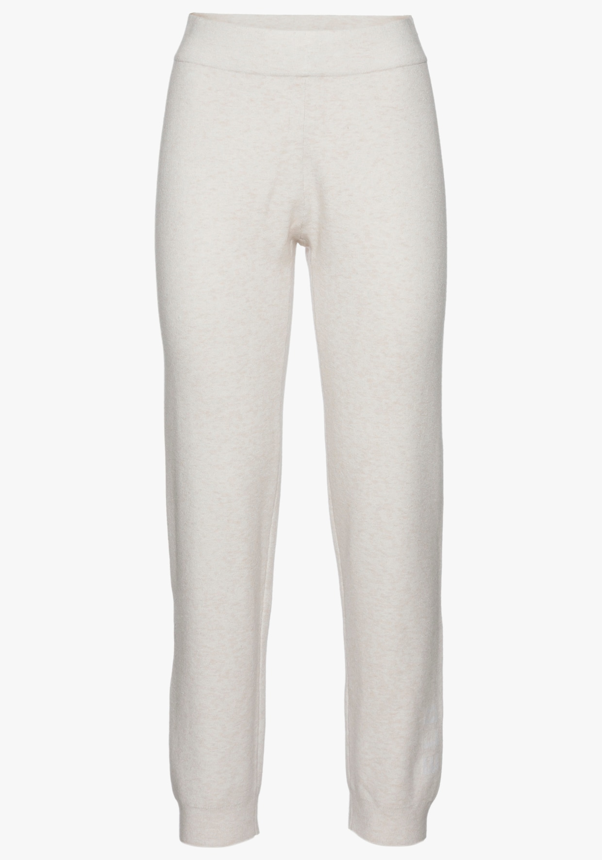 Elbsand Pantalon en tricot - blanc cassé