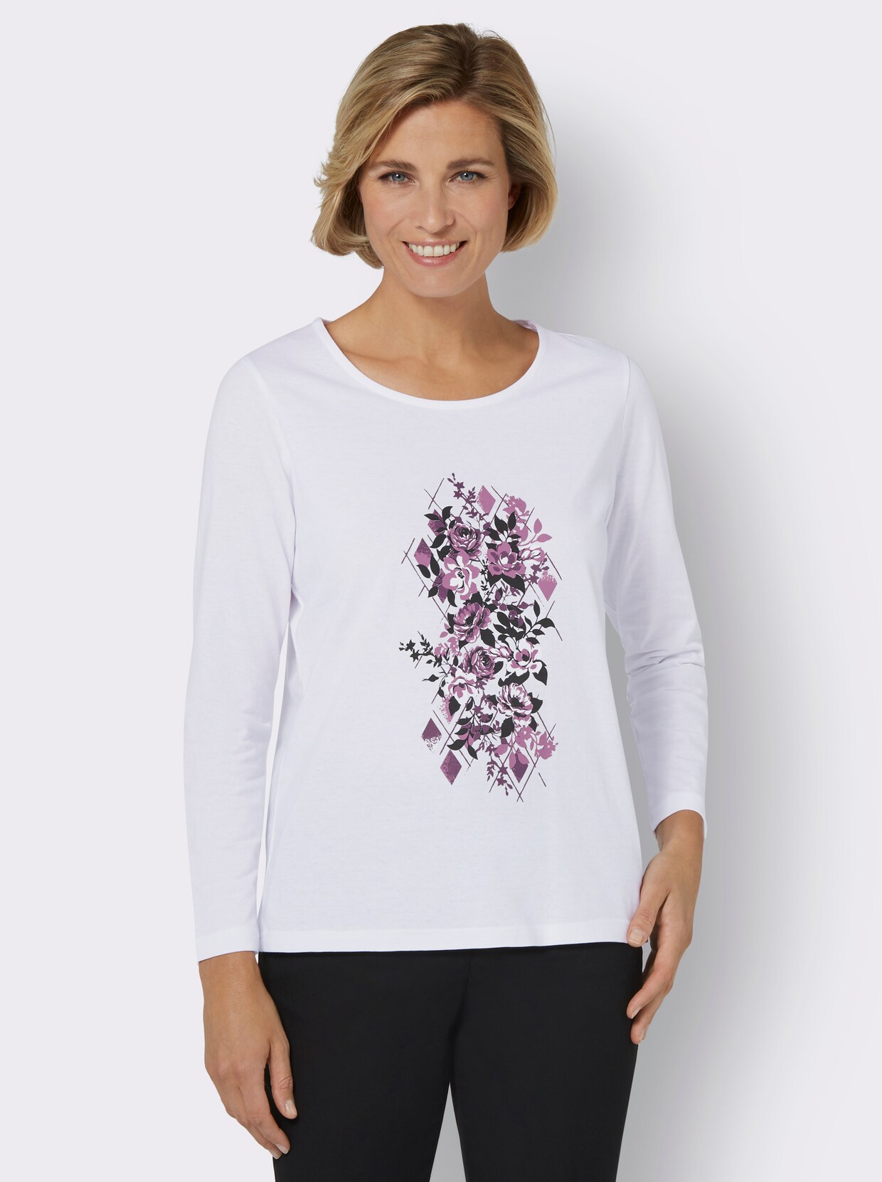 Shirt met lange mouwen - wit