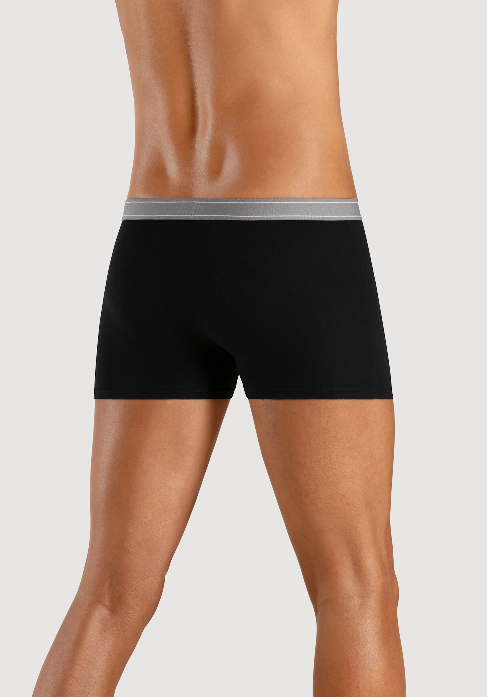 H.I.S Boxer - schwarz-grau, schwarz-navy, schwarz-bordeaux, schwarz-anthra, schwarz