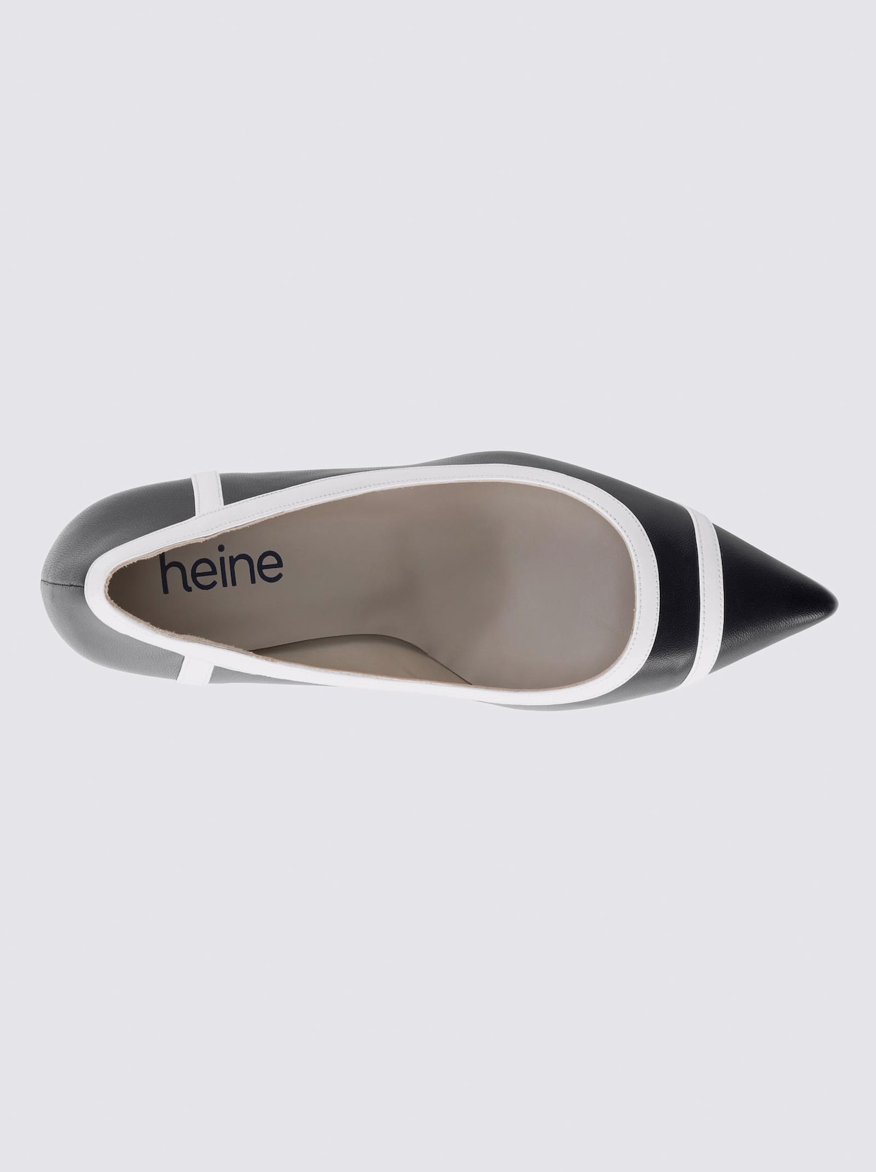 heine pumps - zwart/wit