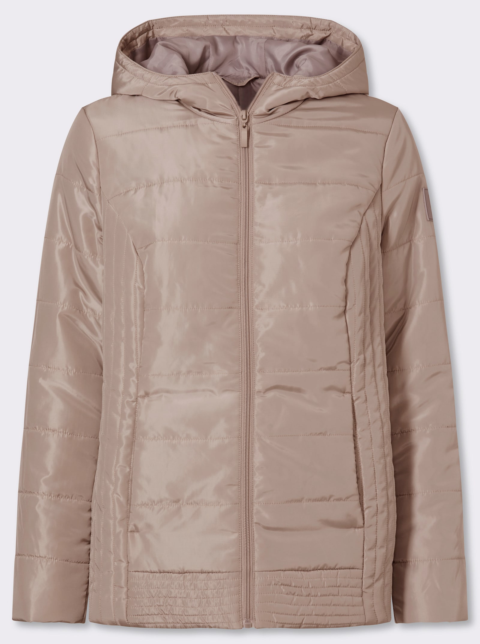 heine Steppjacke mit Kapuze - sesam