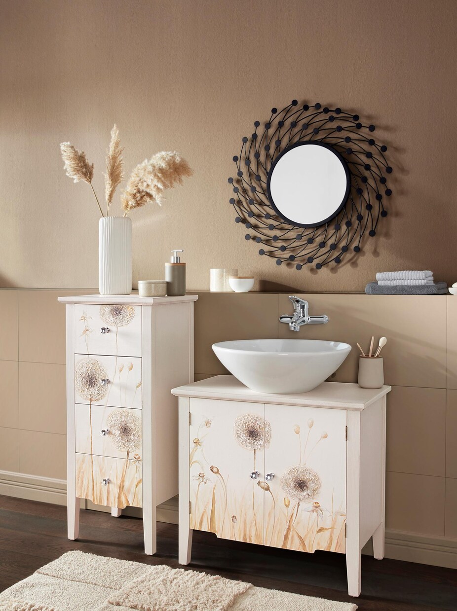 Waschbecken-Unterschrank in natur-bunt | heine