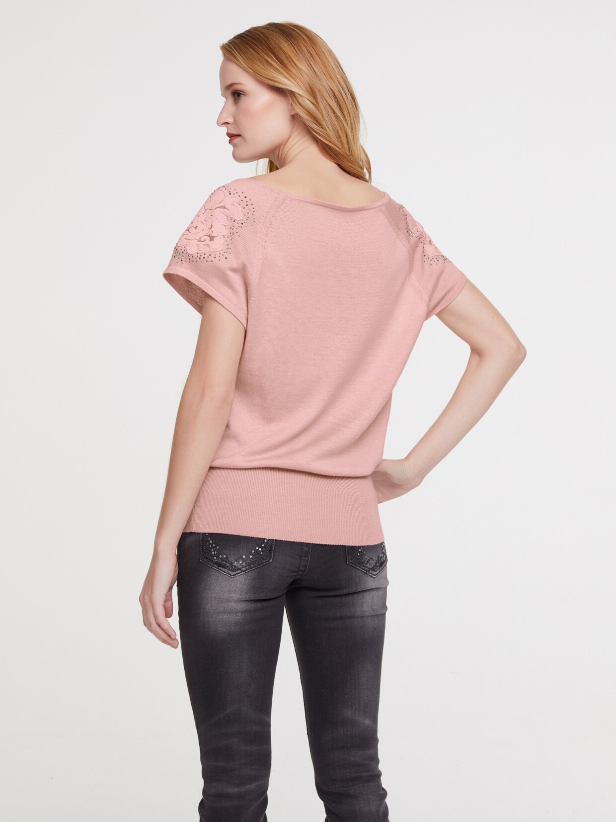 heine Pullover - softrose