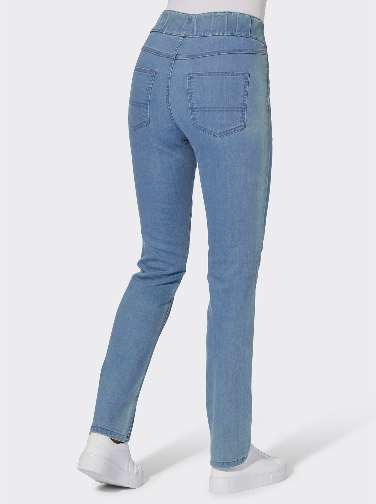 comfortbroek - blue-bleached